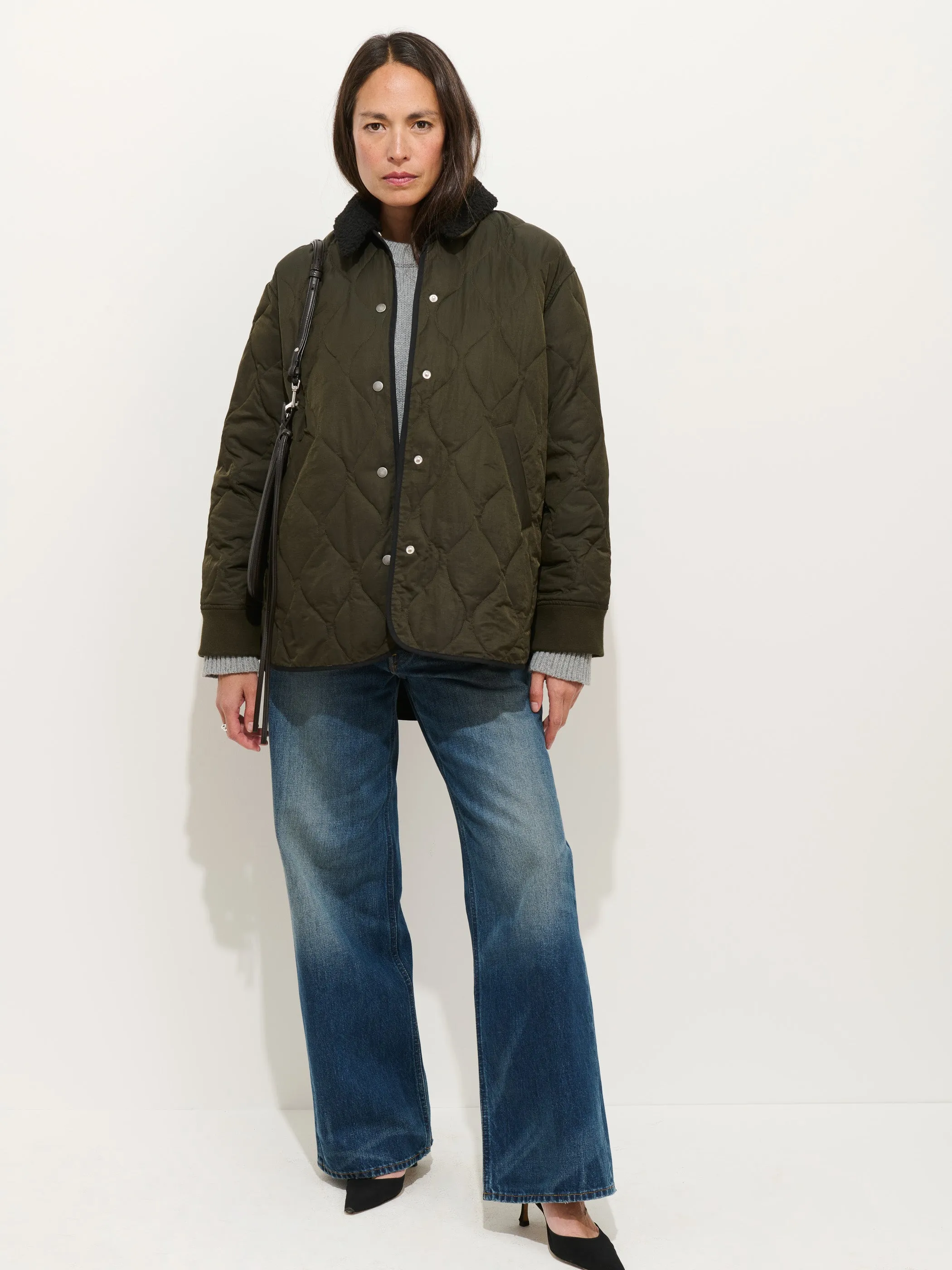 Wembley Quilted Jacket sold by Alex Mill product image thumbnail 3