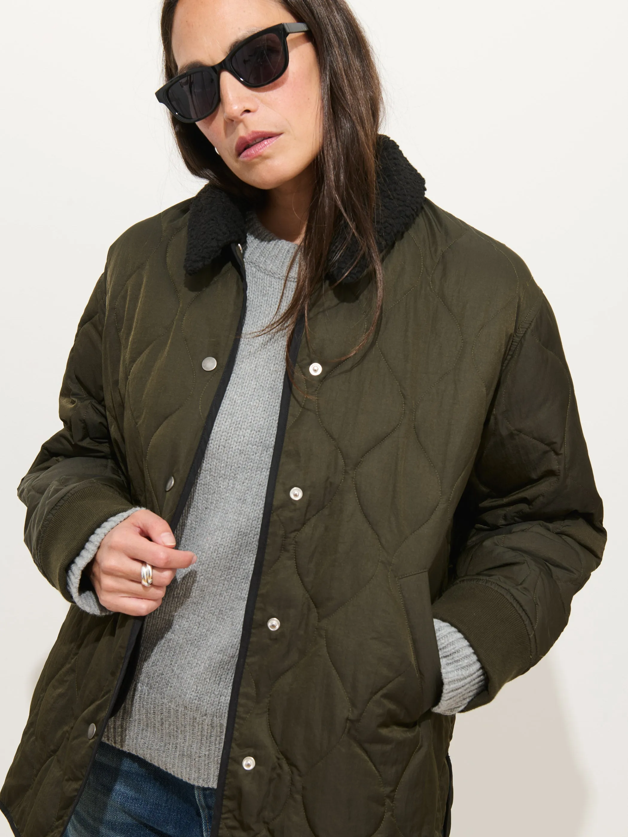 Wembley Quilted Jacket sold by Alex Mill product image thumbnail 2