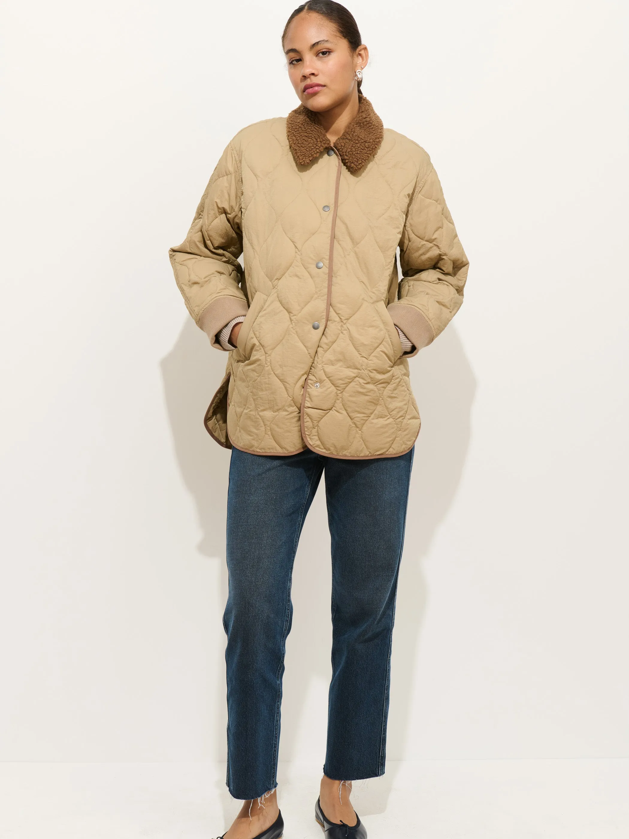 Wembley Quilted Jacket sold by Alex Mill product image thumbnail 3