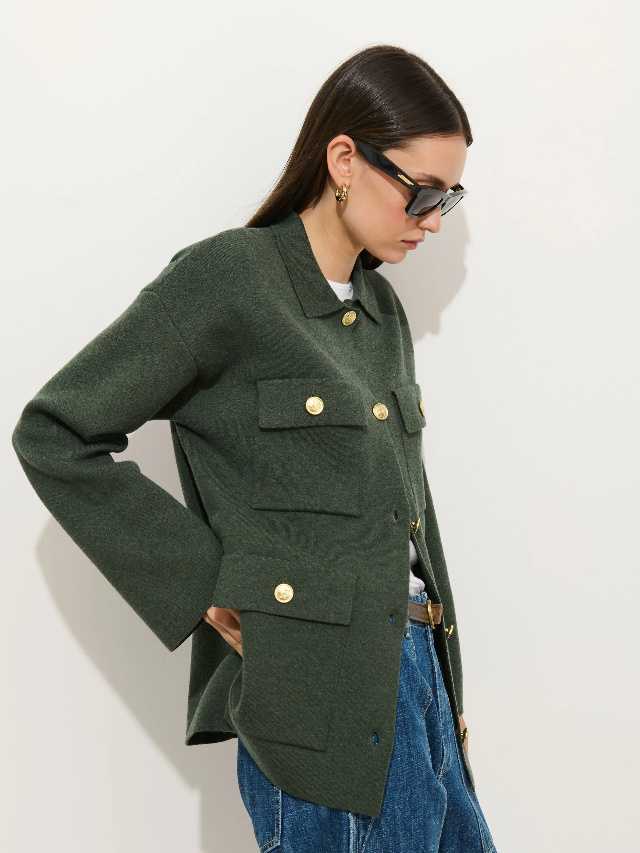 Virginia Sweater Jacket sold by Alex Mill product image thumbnail 4