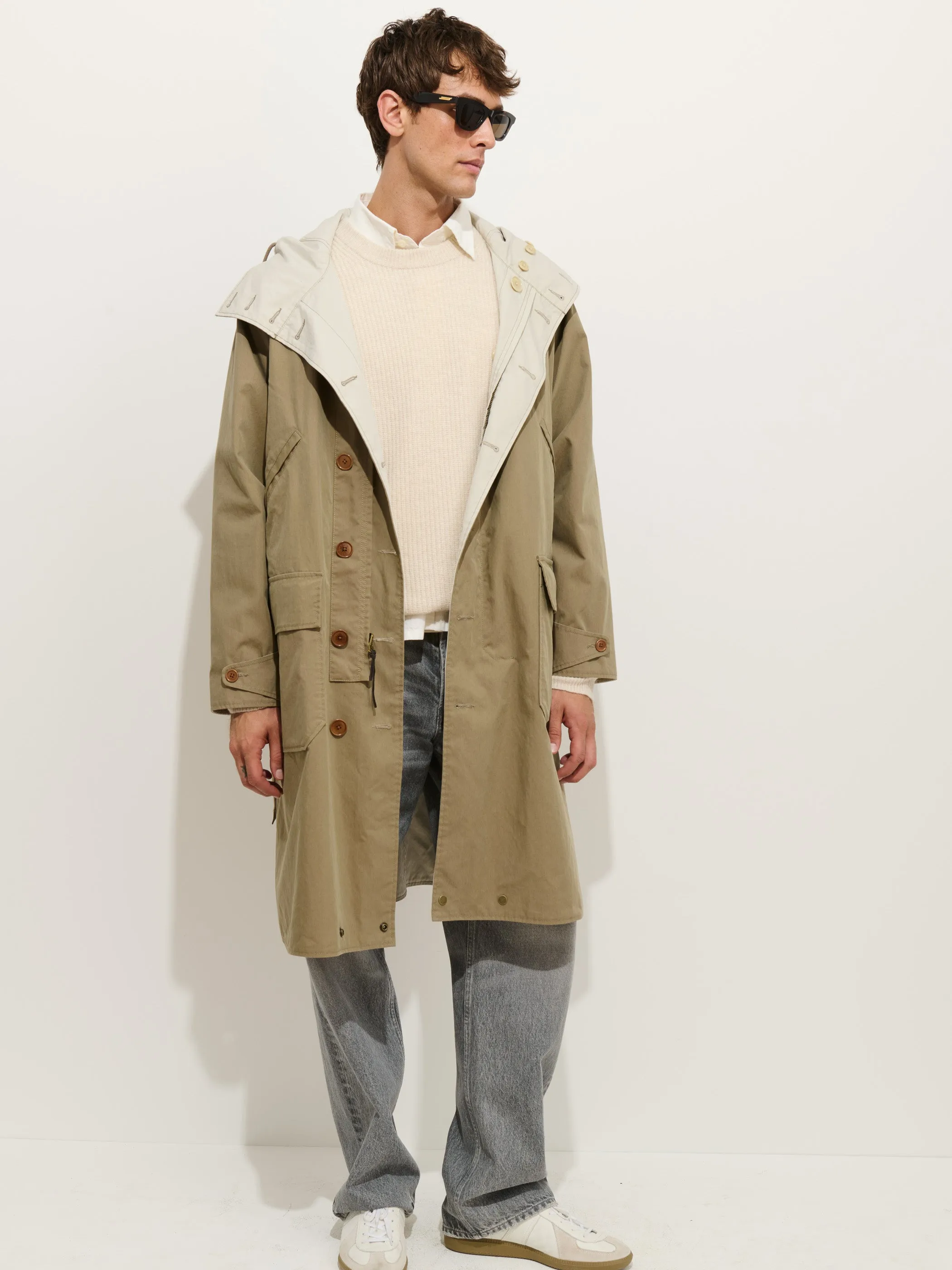Elijah Reversible Trench In Canvas sold by Alex Mill product image thumbnail 2