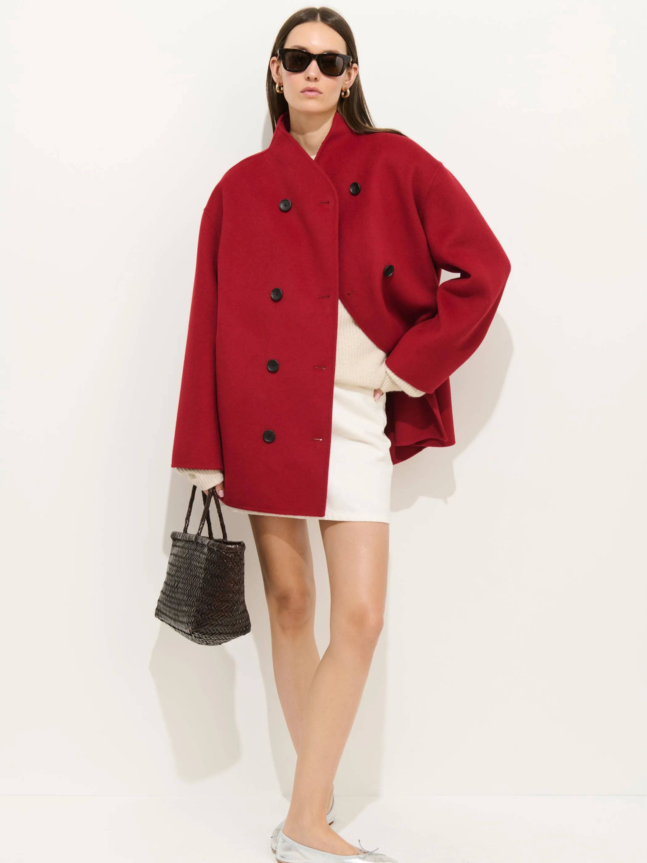 Sophia Coat In Wool sold by Alex Mill product image thumbnail 3