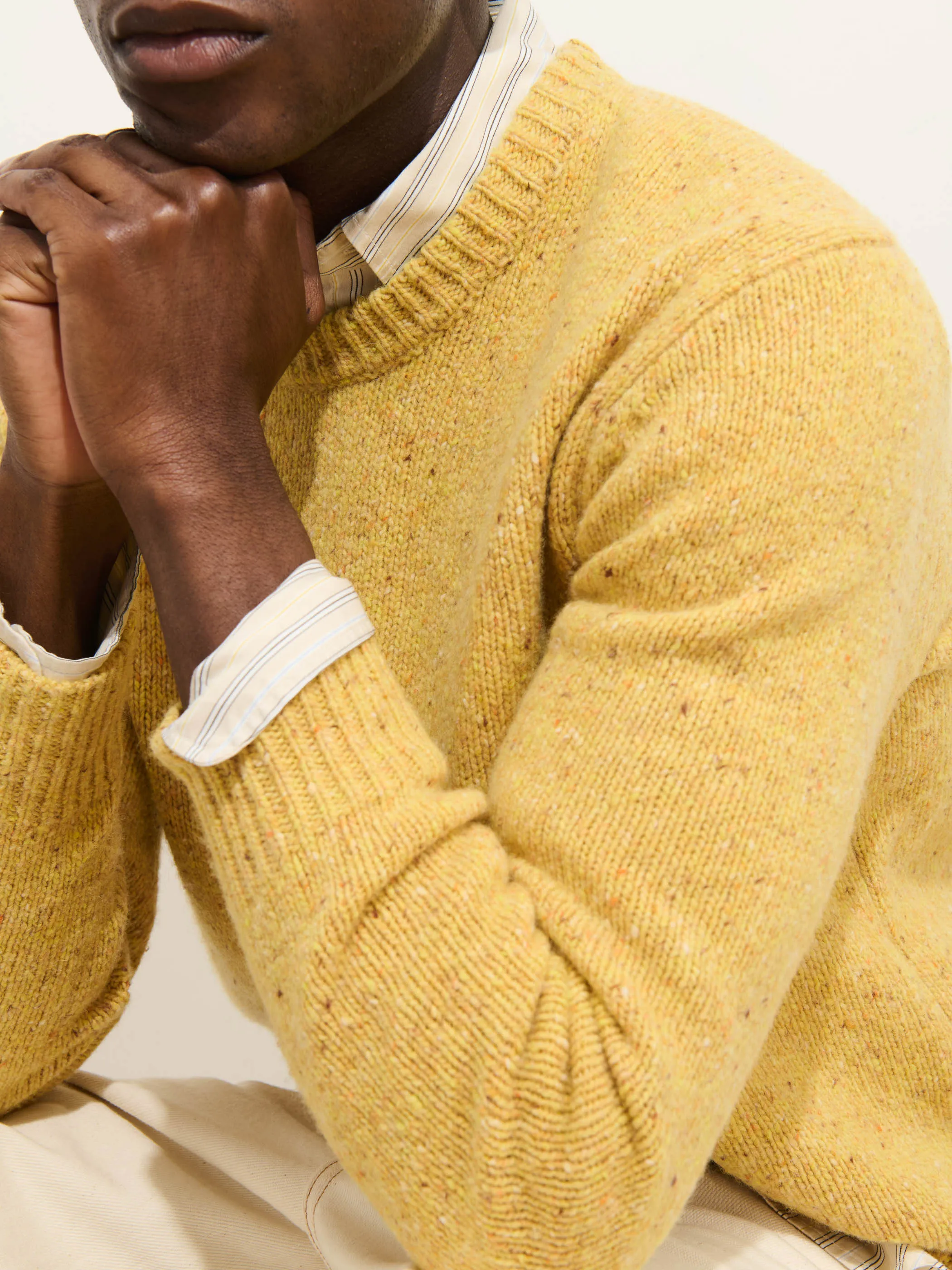 Donegal Crewneck Sweater sold by Alex Mill product image thumbnail 4