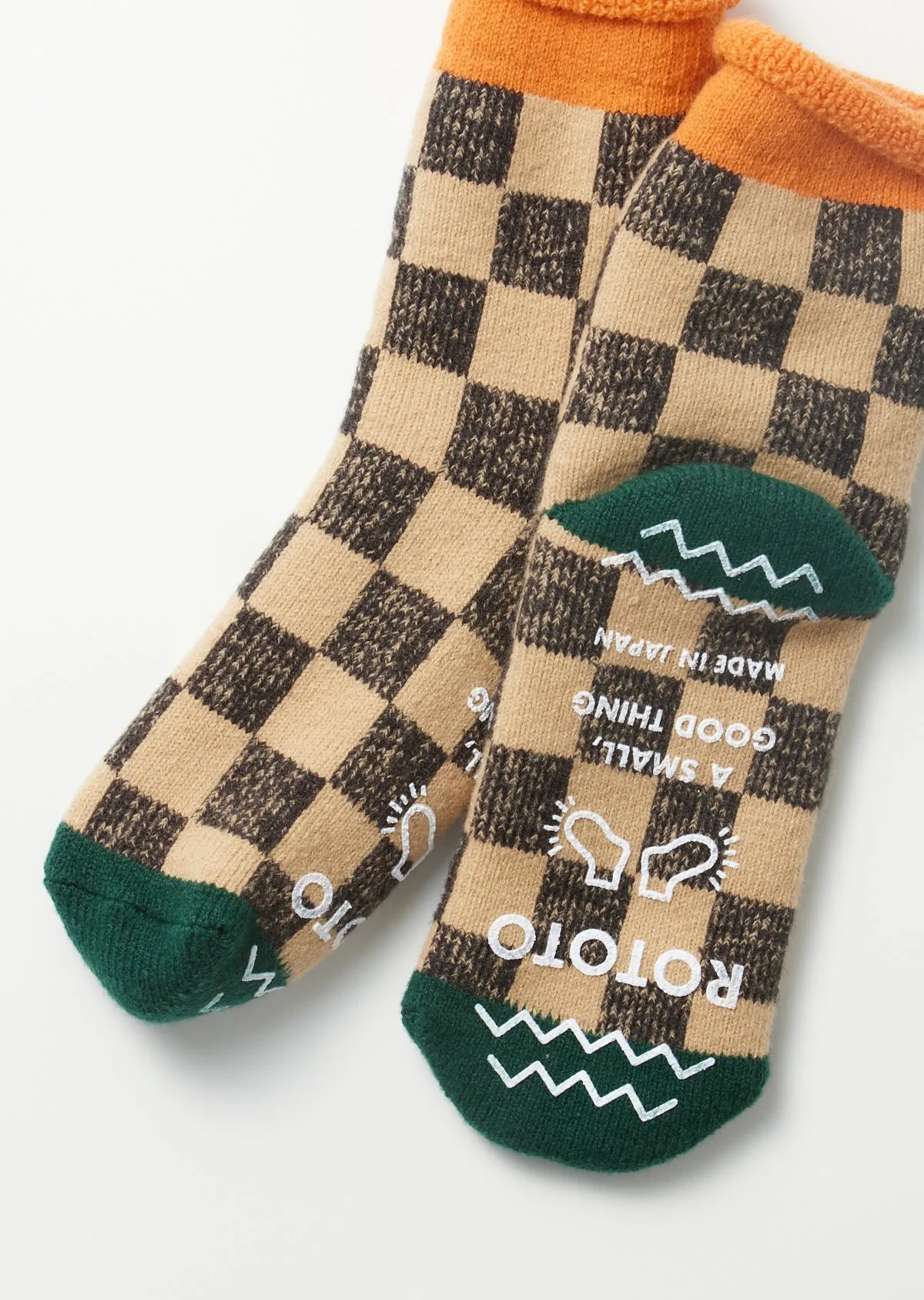 RoToTo Checkerboard Pile Room Socks sold by Alex Mill product image thumbnail 5