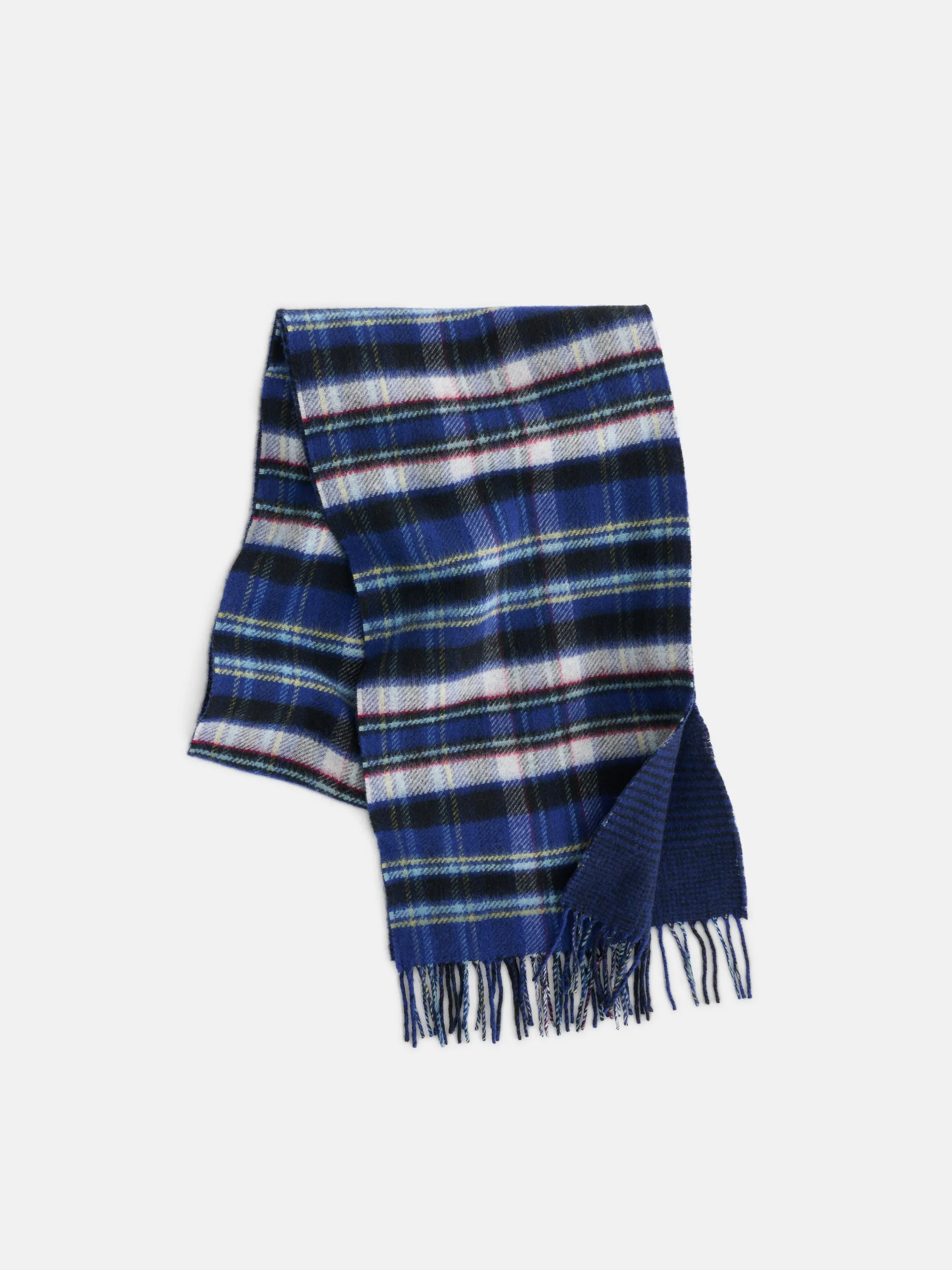 Joshua Ellis Reversible Tartan Scarf in Lambswool sold by Alex Mill product image thumbnail 2