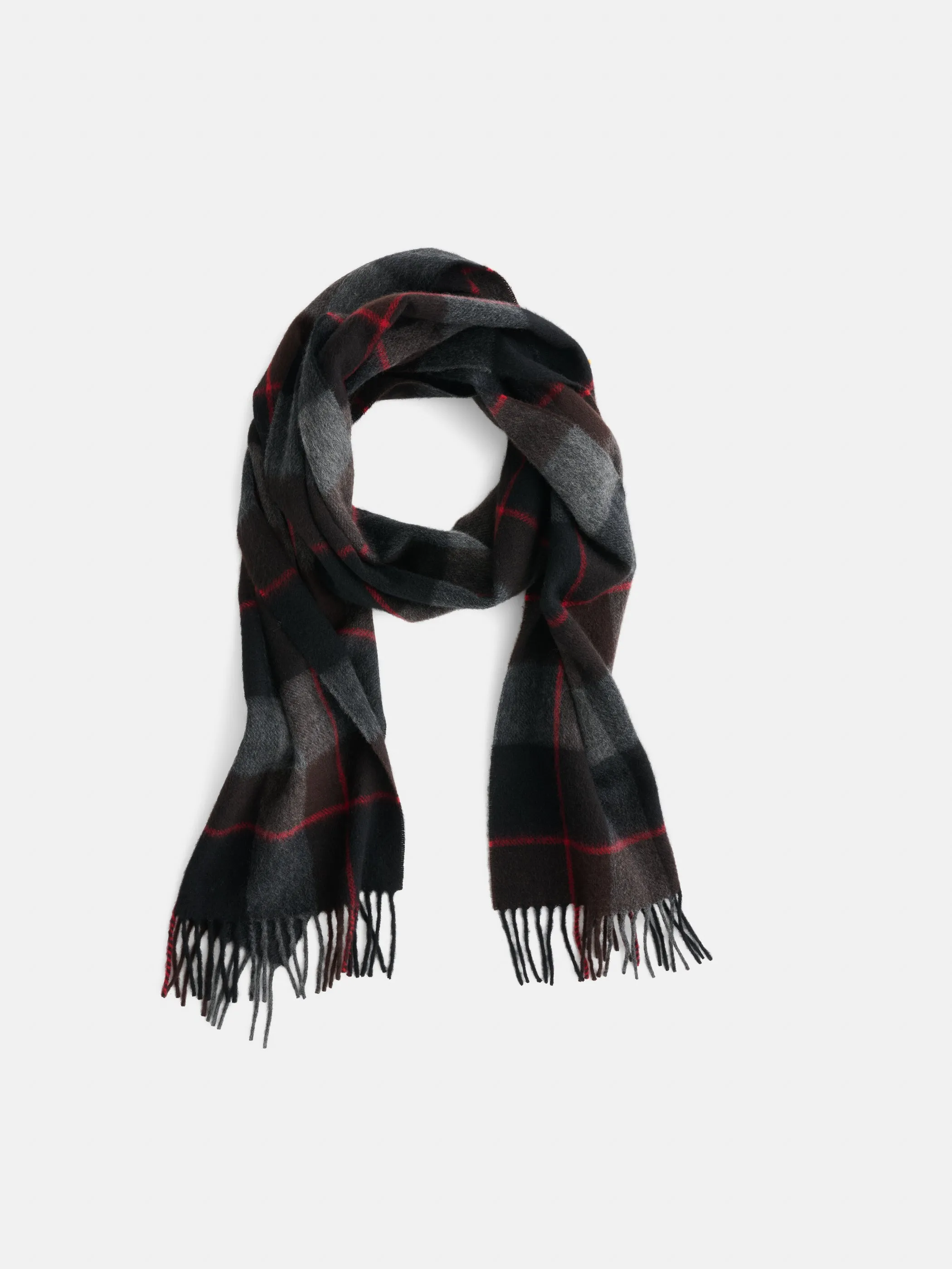 Joshua Ellis Paid Scarf In Cashmere sold by Alex Mill