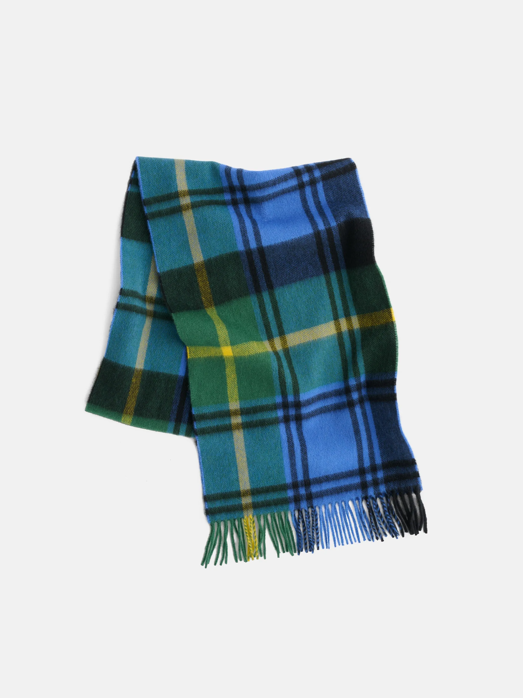 Joshua Ellis Plaid Scarf In Cashmere sold by Alex Mill product image thumbnail 2