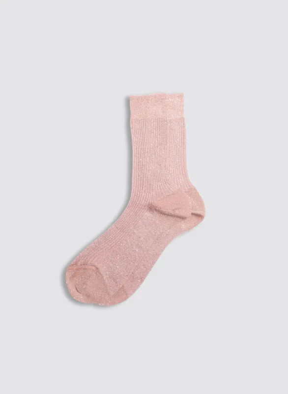 Maria La Rosa Firefly Lurex Socks sold by Alex Mill