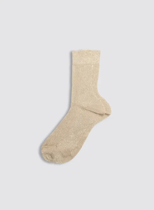 Maria La Rosa Firefly Lurex Socks sold by Alex Mill