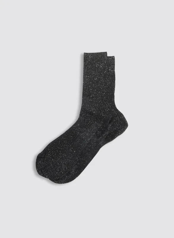 Maria La Rosa Firefly Lurex Socks sold by Alex Mill