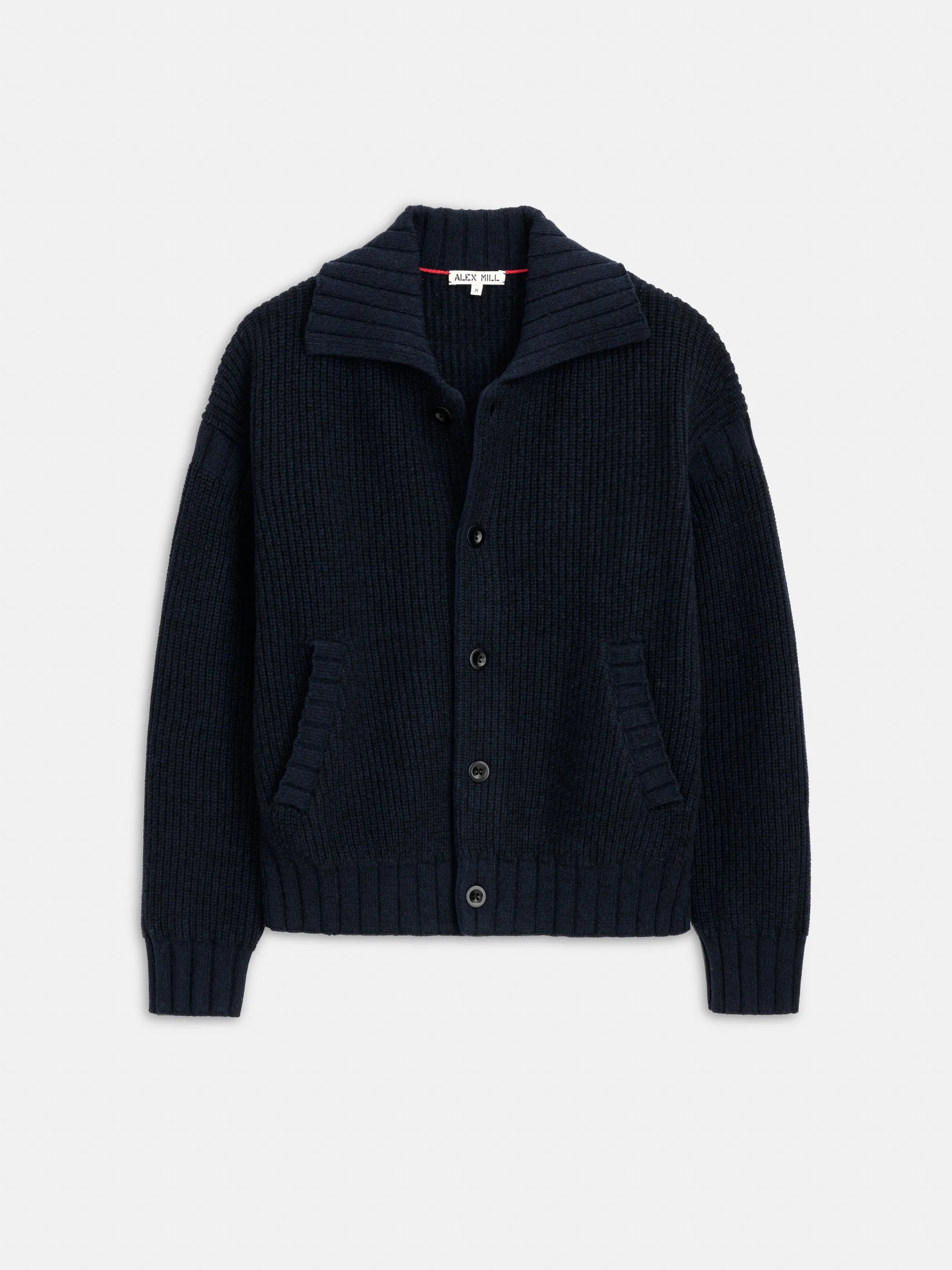 Casey Cardigan Jacket In Merino Wool sold by Alex Mill