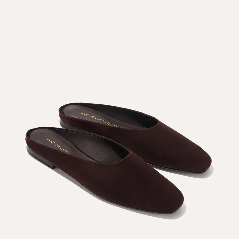 Alex Mill x Margaux: The Clara - Espresso Suede sold by Alex Mill