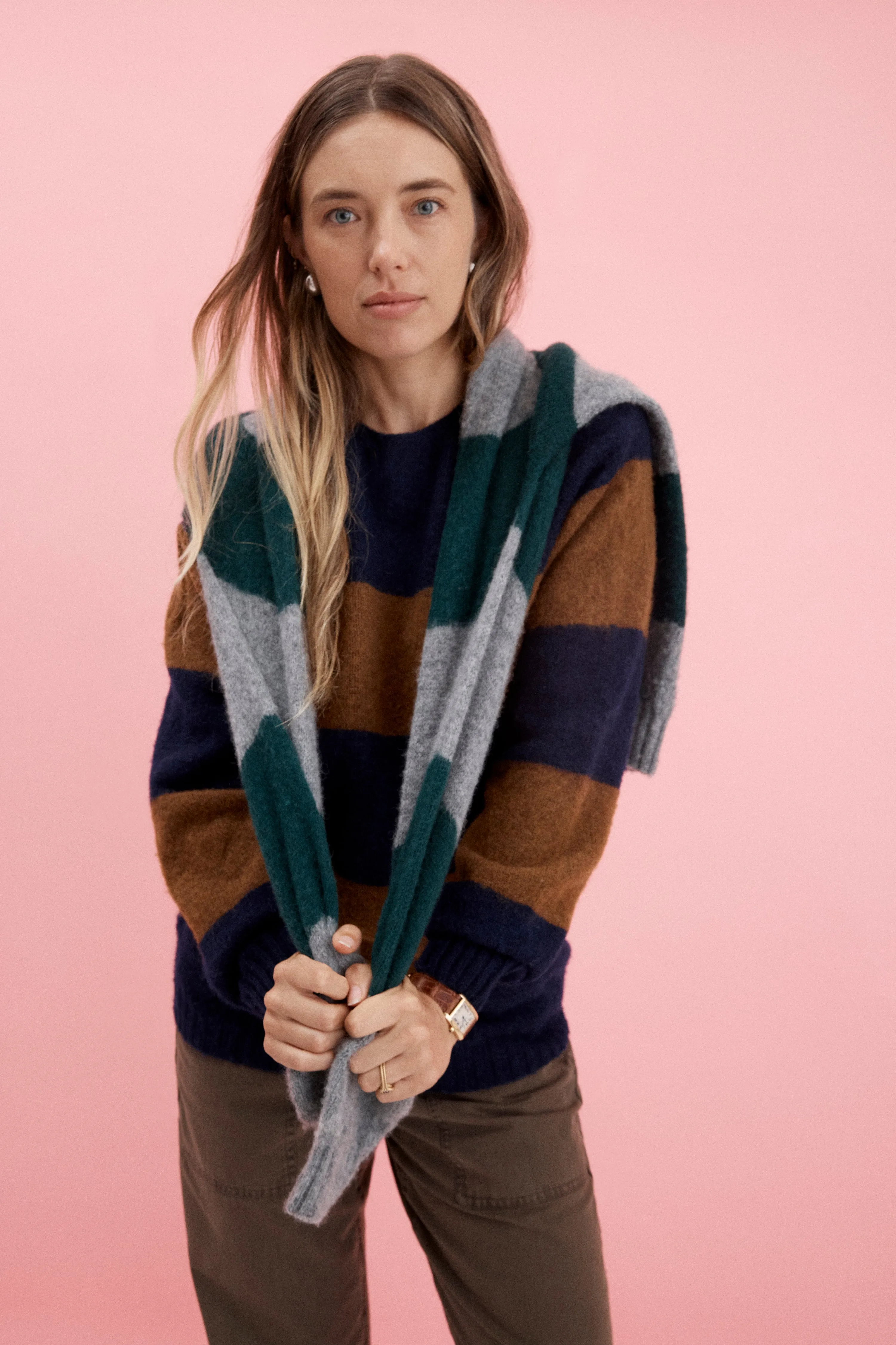 Alex Mill X J.Press Shaggy Dog Striped Crew sold by Alex Mill product image thumbnail 3