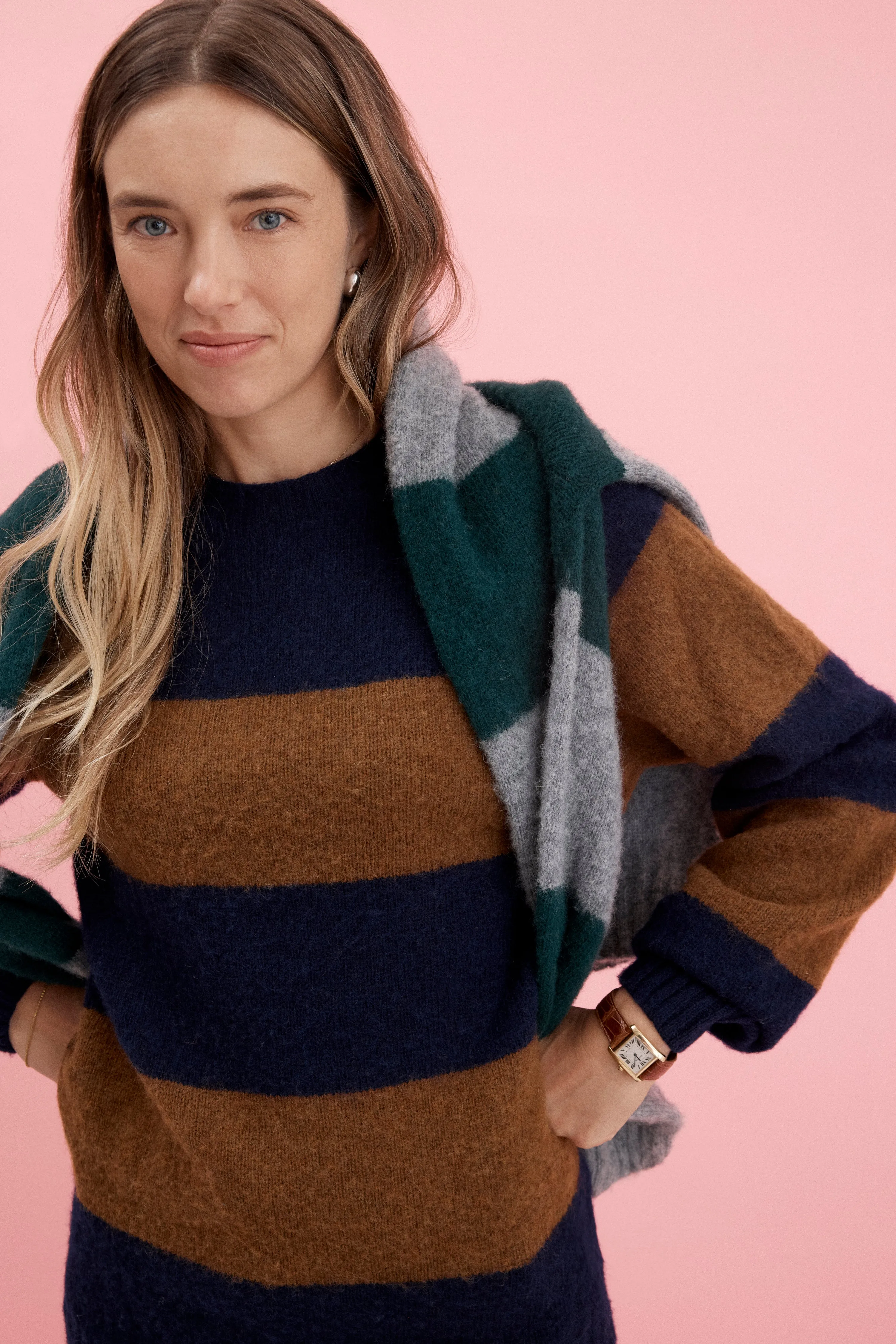 Alex Mill X J.Press Shaggy Dog Striped Crew sold by Alex Mill product image thumbnail 2