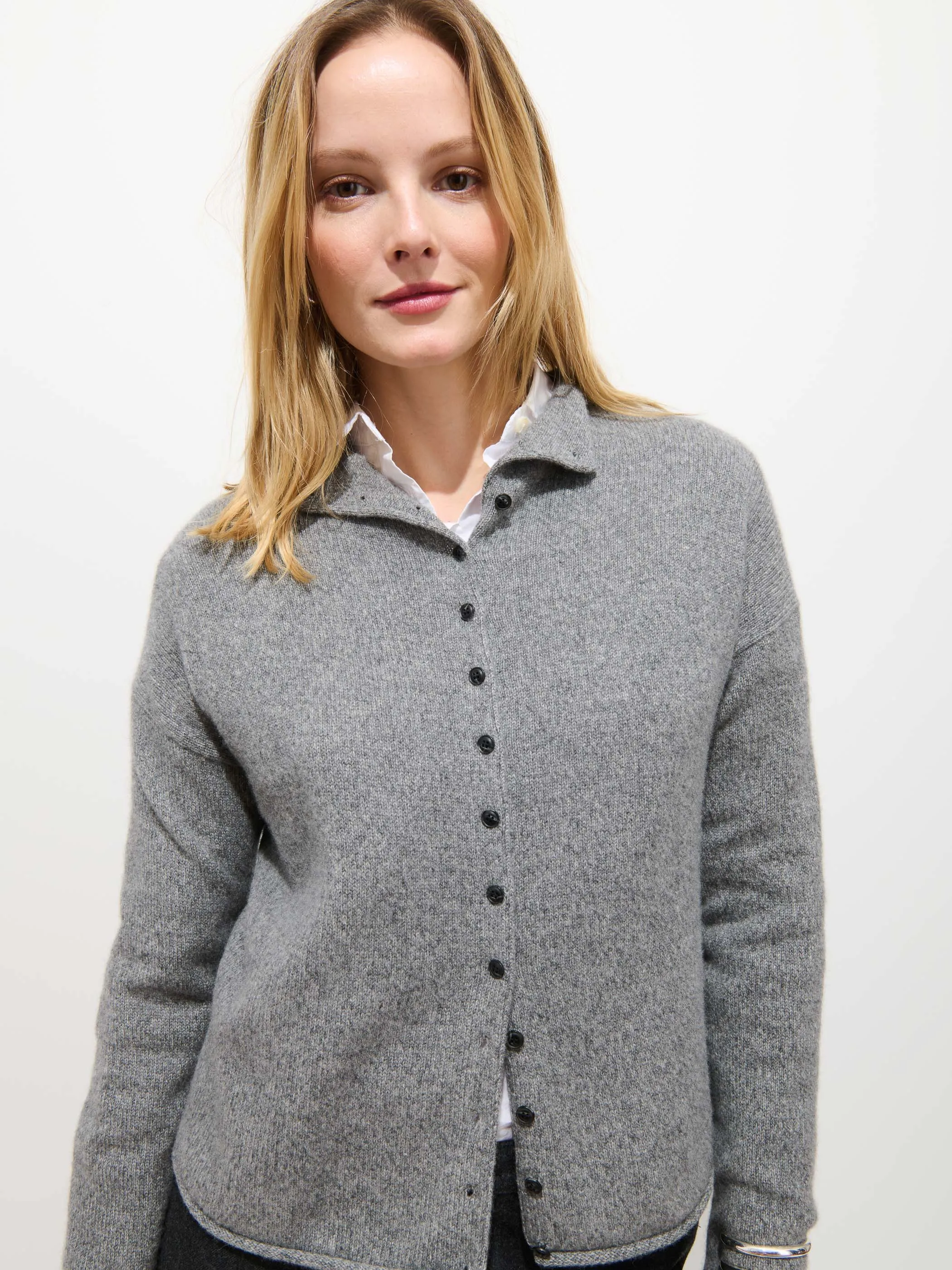 Taylor Cardigan In Cashmere sold by Alex Mill product image thumbnail 2