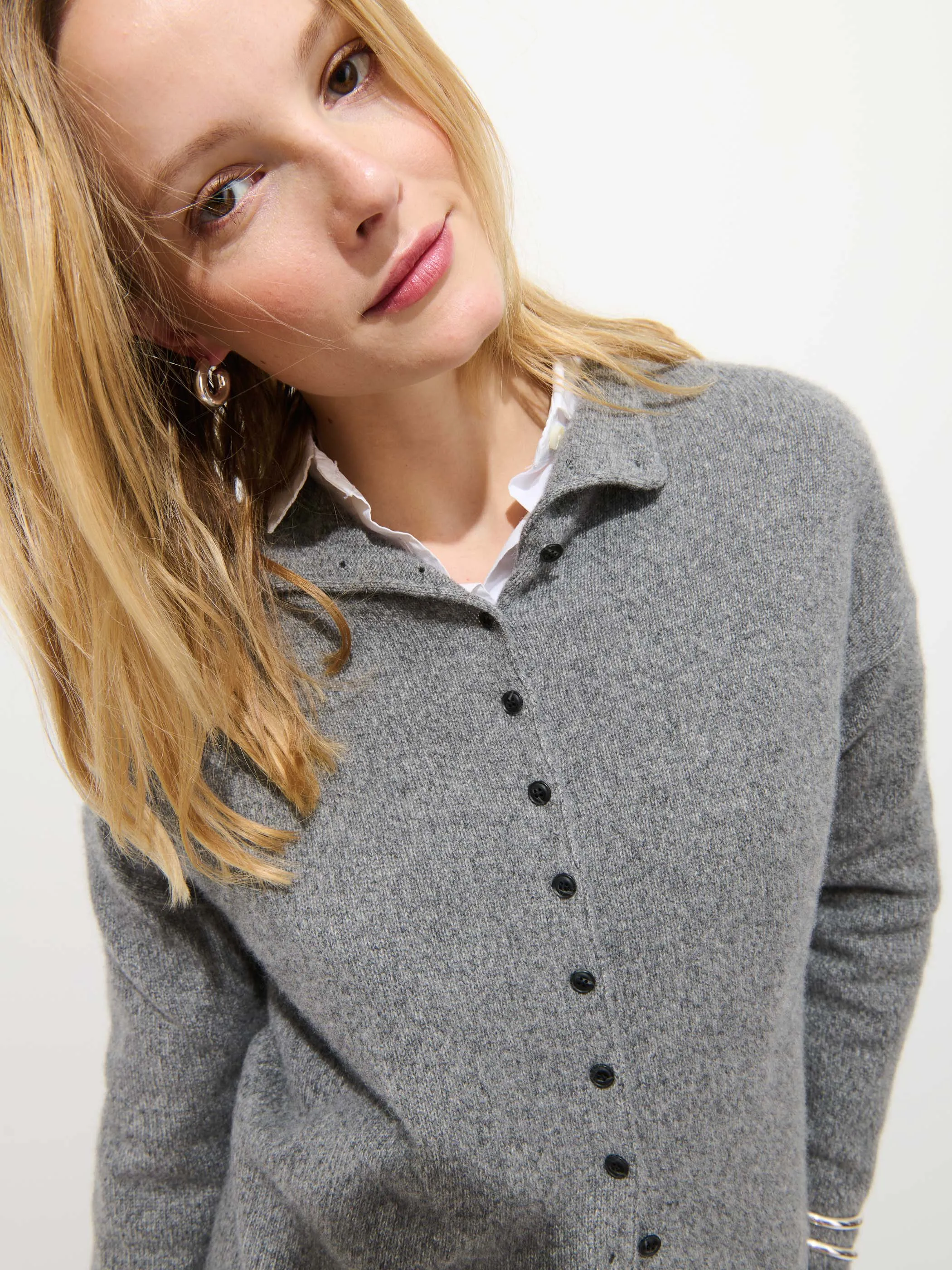 Taylor Cardigan In Cashmere sold by Alex Mill product image thumbnail 5