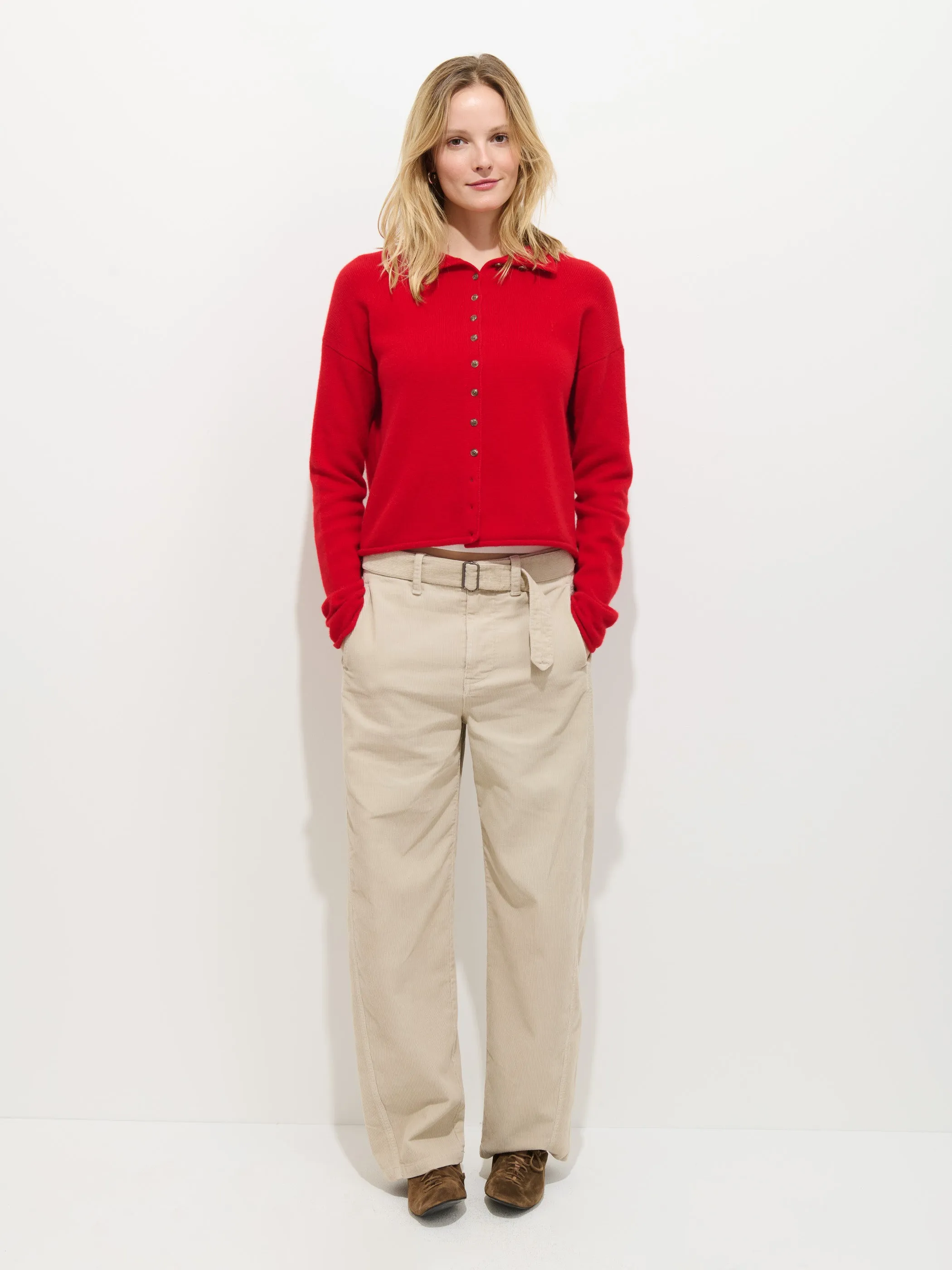 Taylor Cardigan In Cashmere sold by Alex Mill product image thumbnail 3