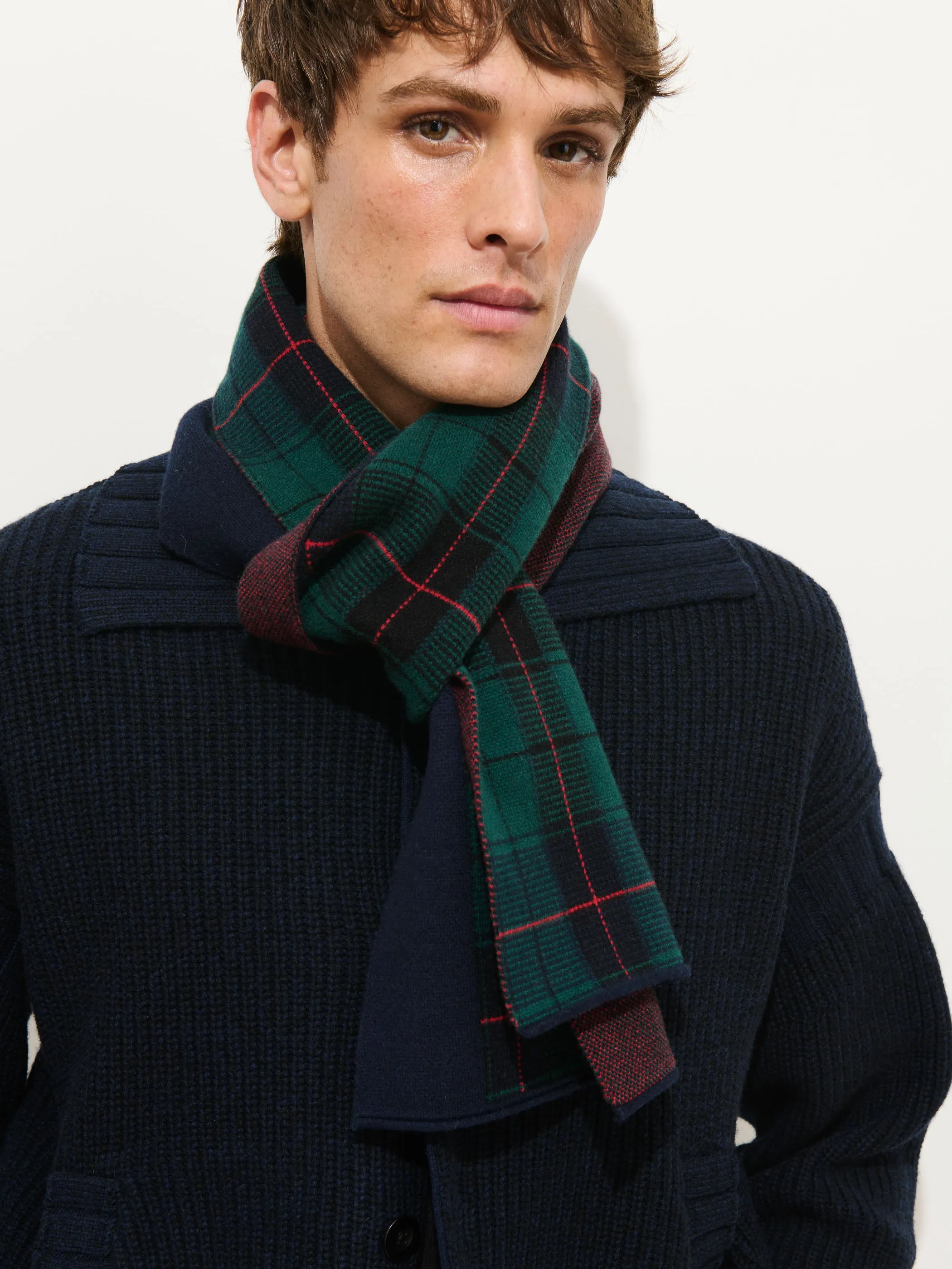 Alex Tartan Sweater Scarf sold by Alex Mill product image thumbnail 3