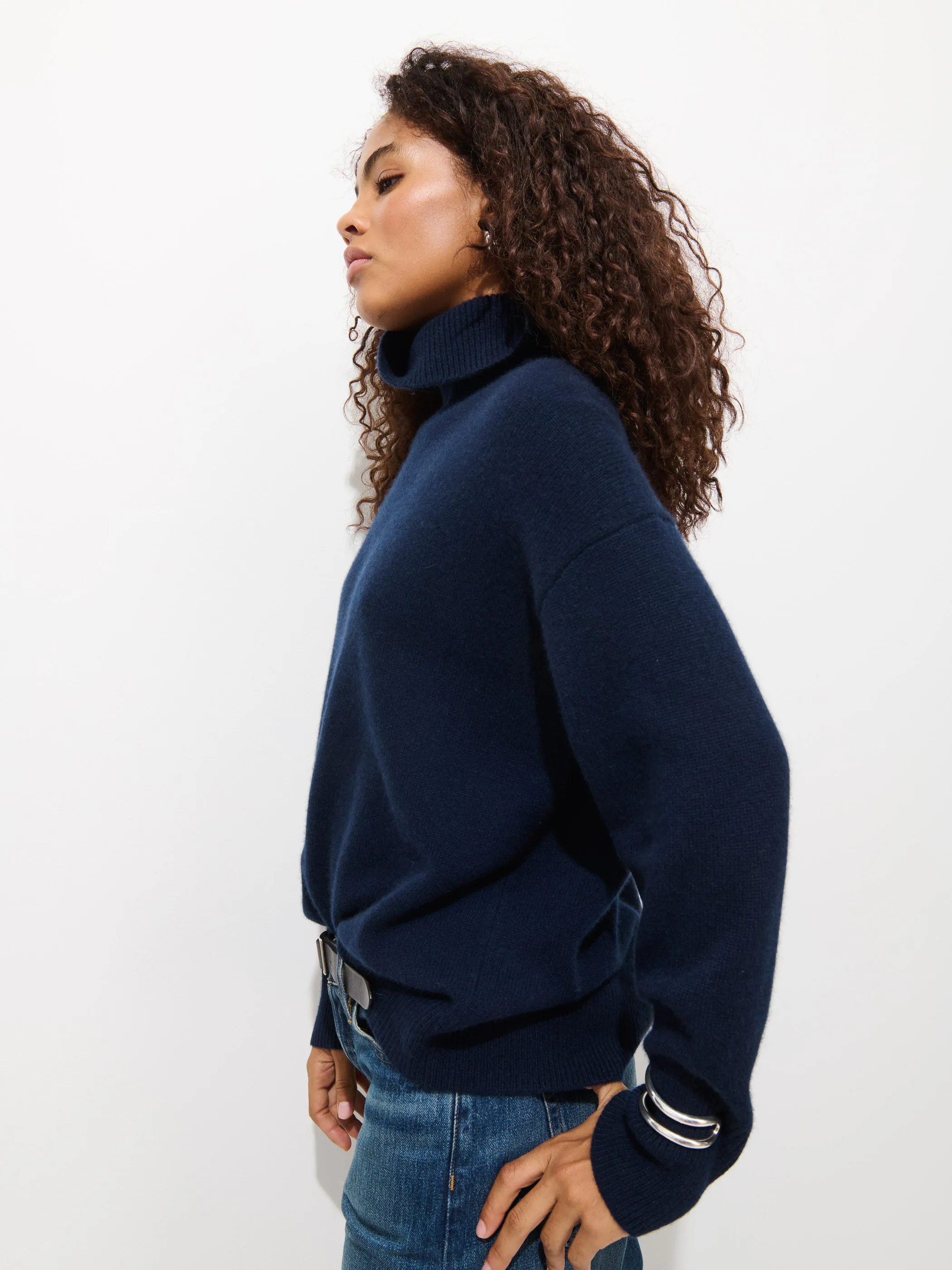 Maisie Turtleneck Sweater In Cashmere sold by Alex Mill product image thumbnail 4