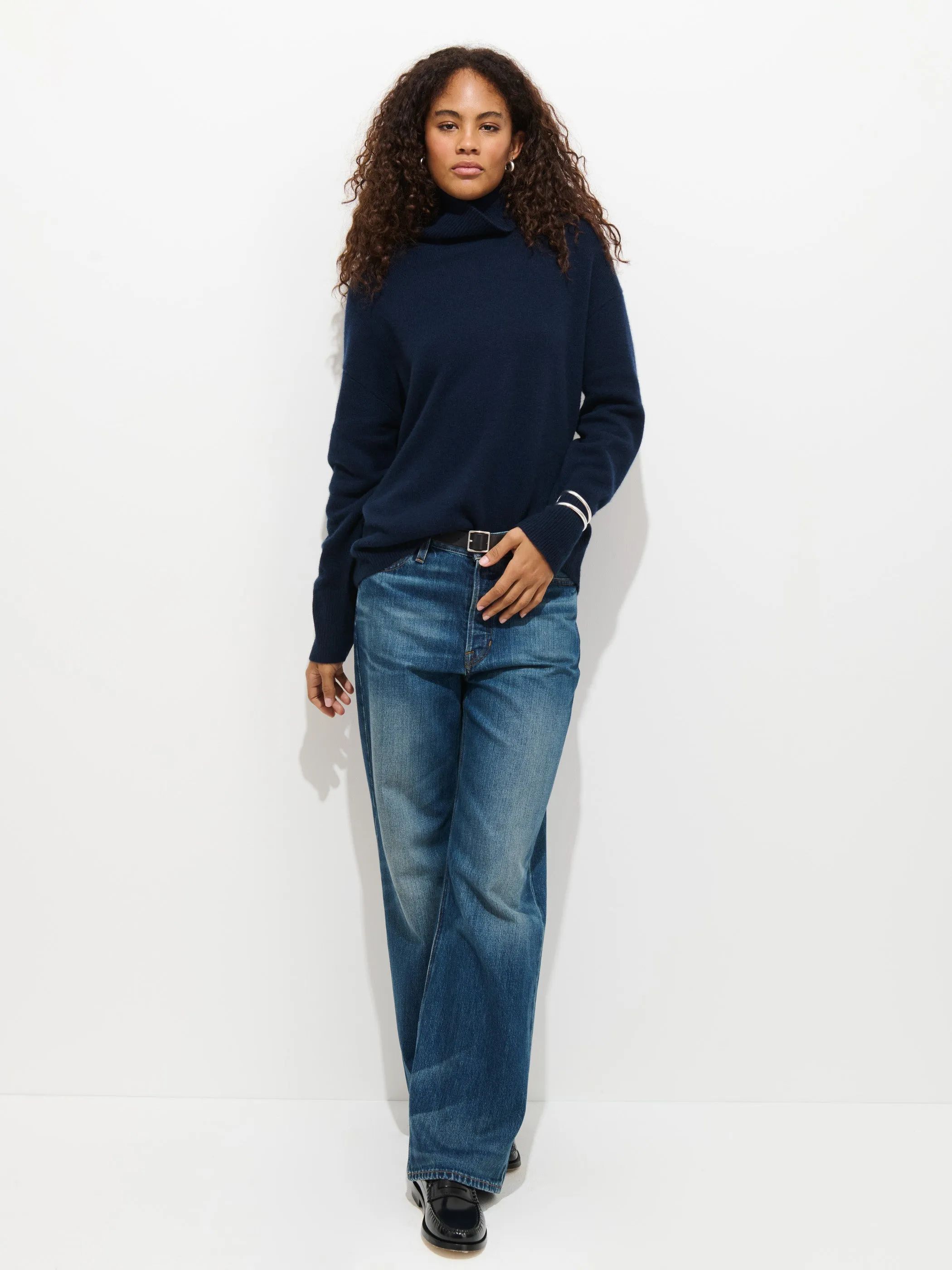 Maisie Turtleneck Sweater In Cashmere sold by Alex Mill product image thumbnail 3