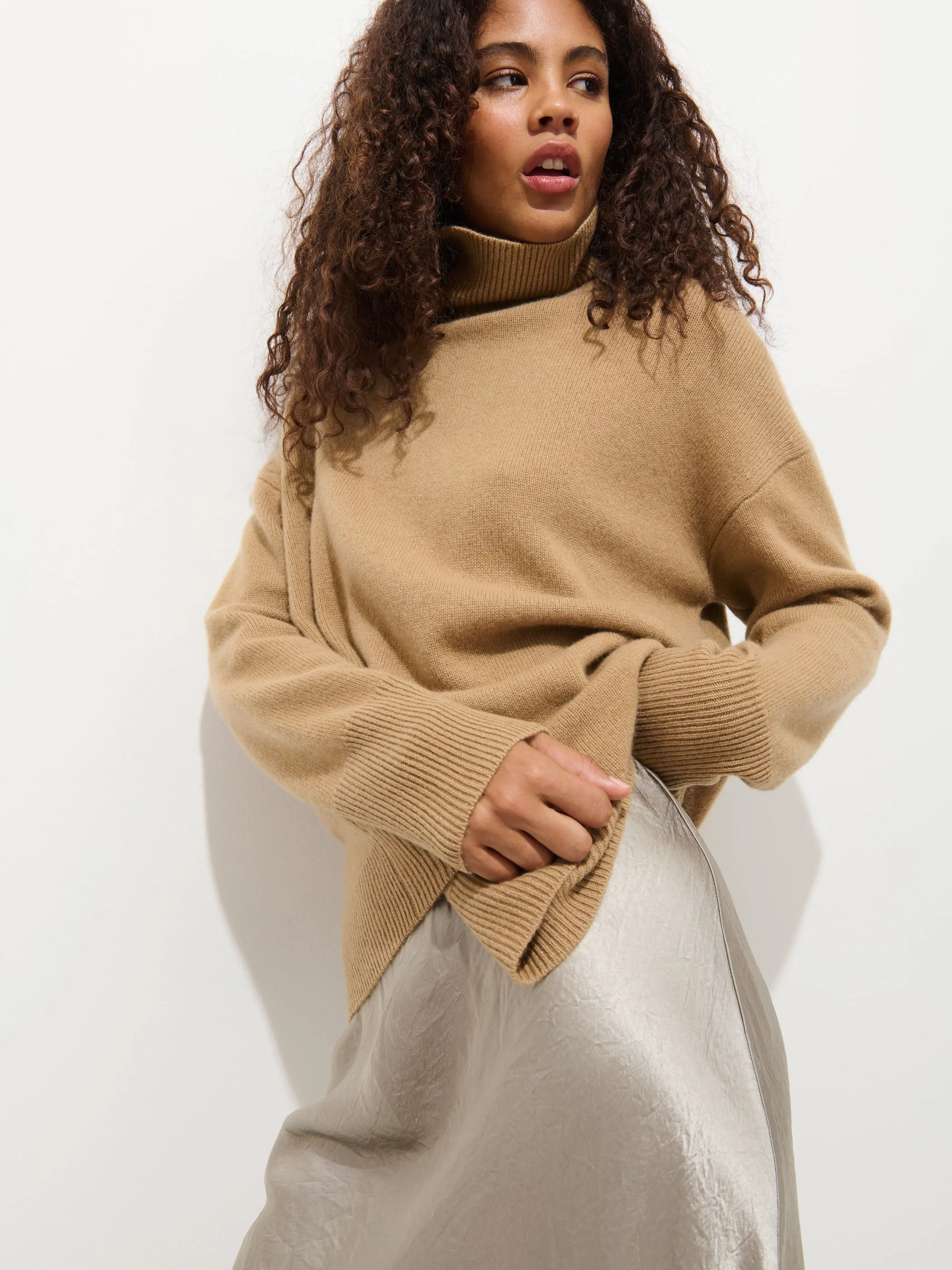 Maisie Turtleneck Sweater In Cashmere sold by Alex Mill product image thumbnail 4