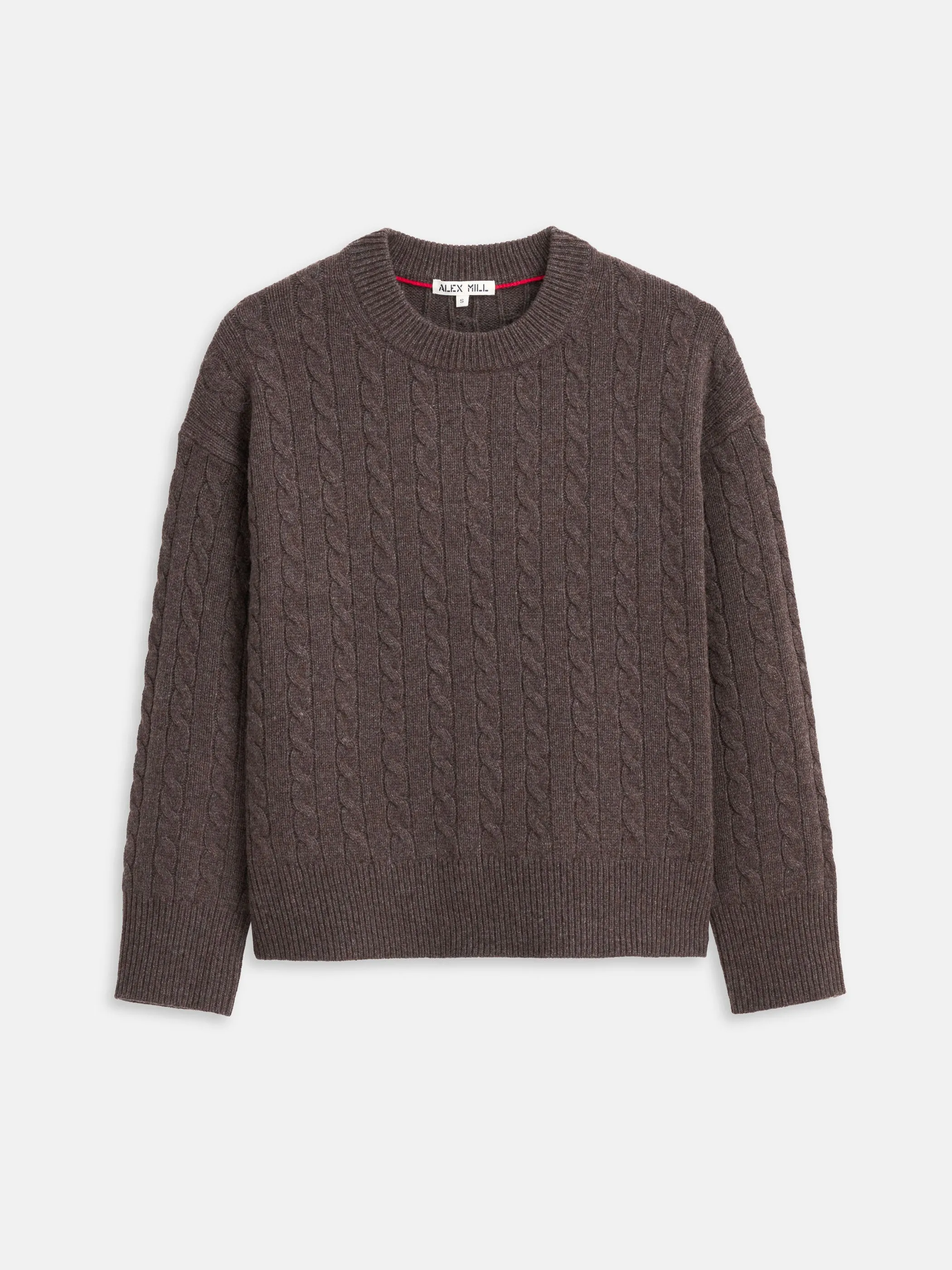 Katherine Cable Sweater In Wool Cotton sold by Alex Mill
