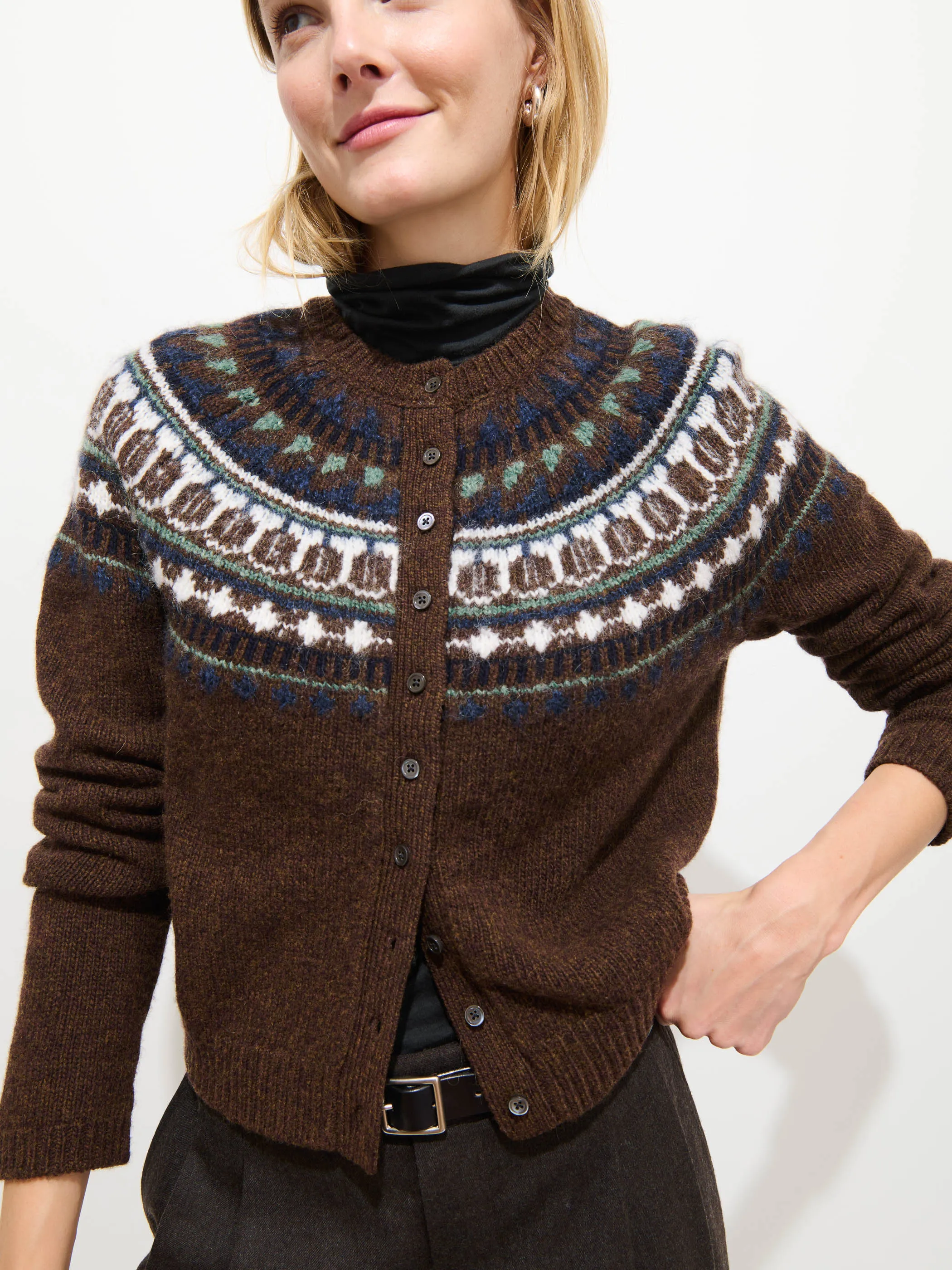 Charlotte Fairisle Sweater in Wool sold by Alex Mill product image thumbnail 2