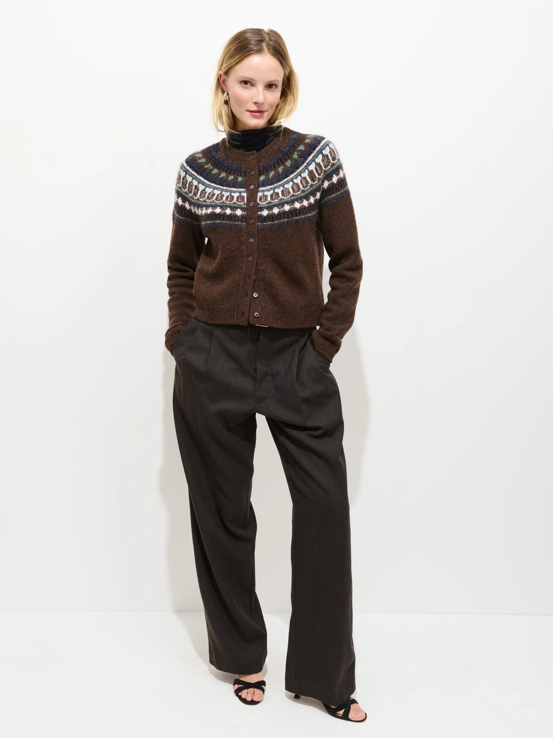 Charlotte Fairisle Sweater in Wool sold by Alex Mill product image thumbnail 3