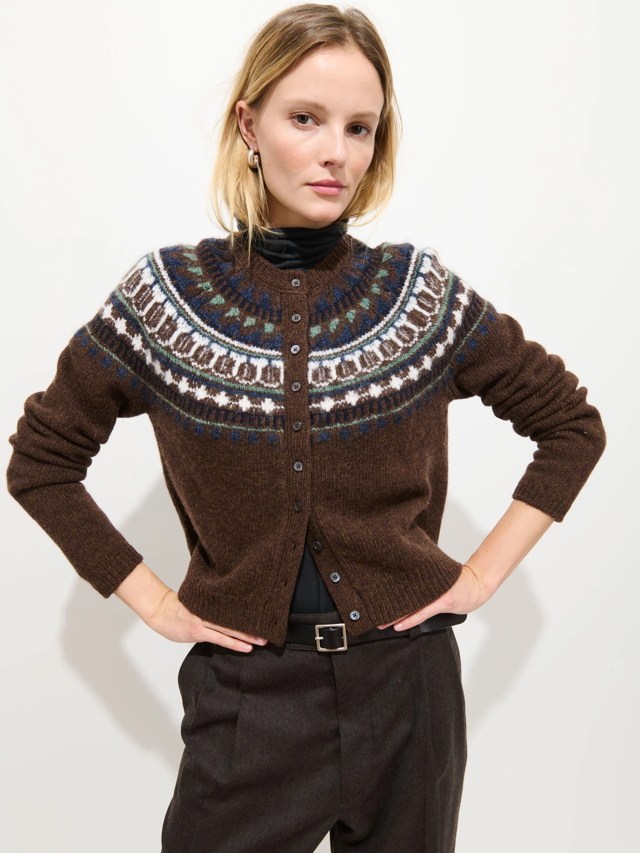 Charlotte Fairisle Sweater in Wool sold by Alex Mill product image thumbnail 5
