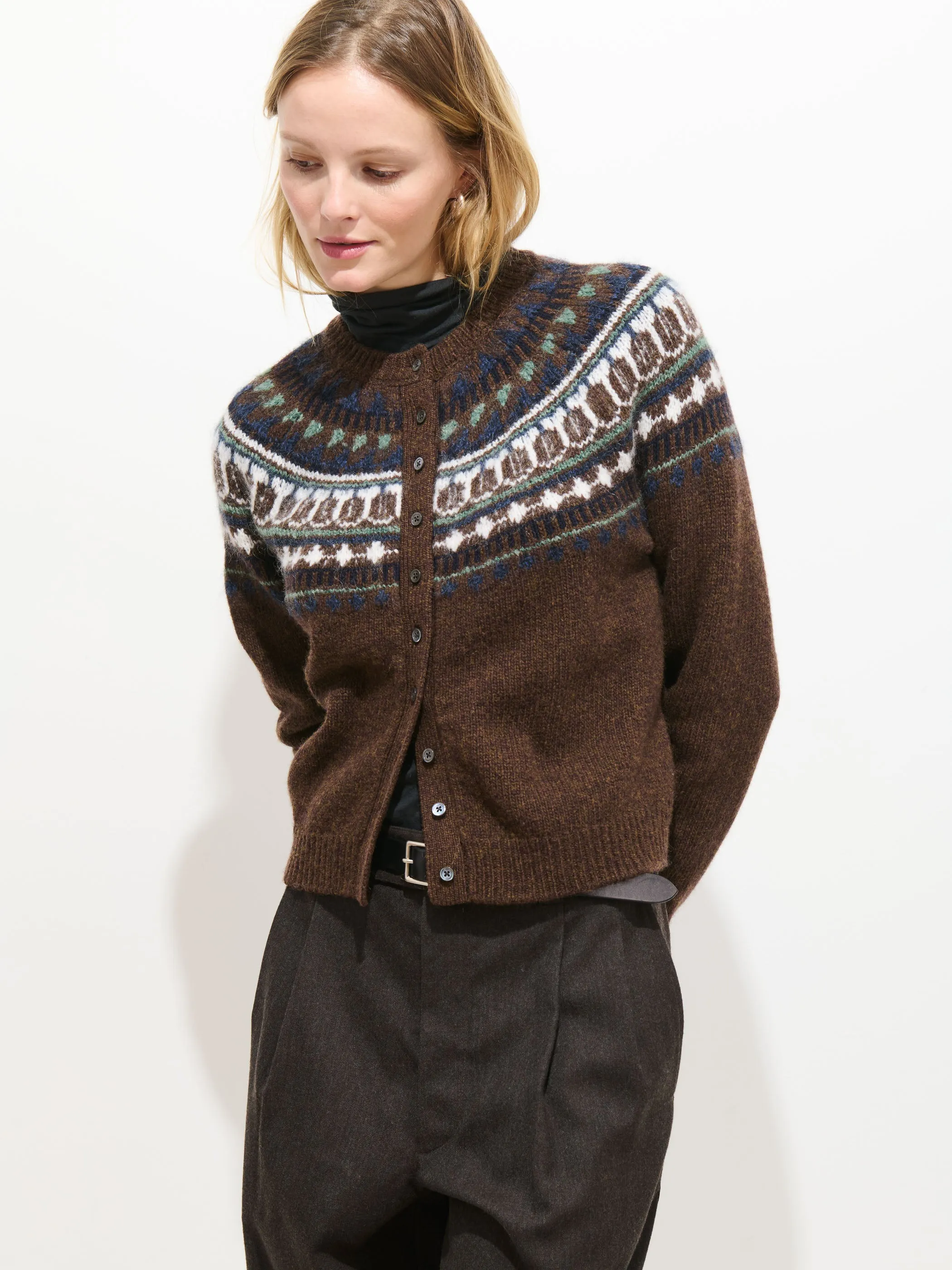 Charlotte Fairisle Sweater in Wool sold by Alex Mill product image thumbnail 4