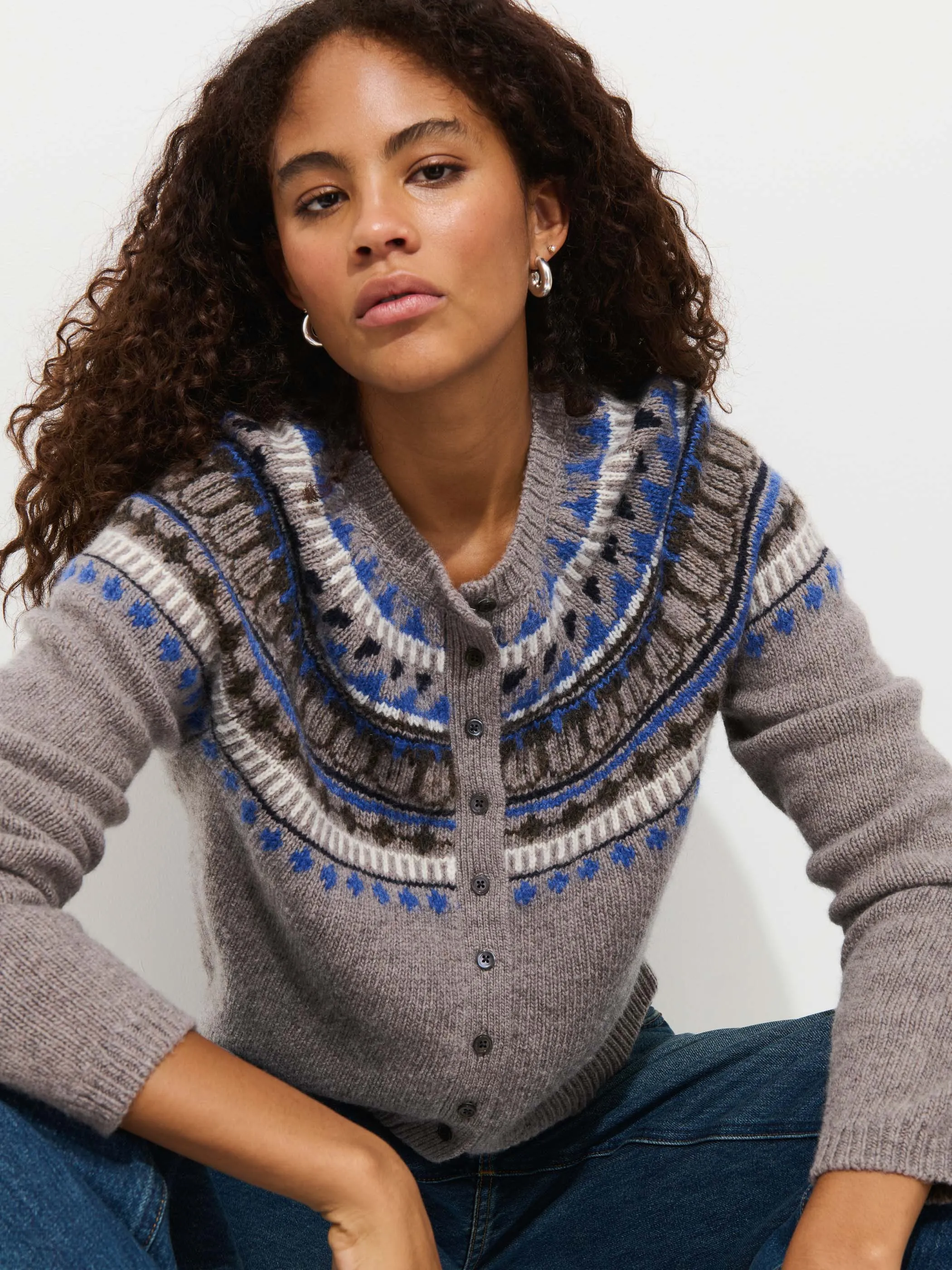 Charlotte Fairisle Sweater in Wool sold by Alex Mill product image thumbnail 4
