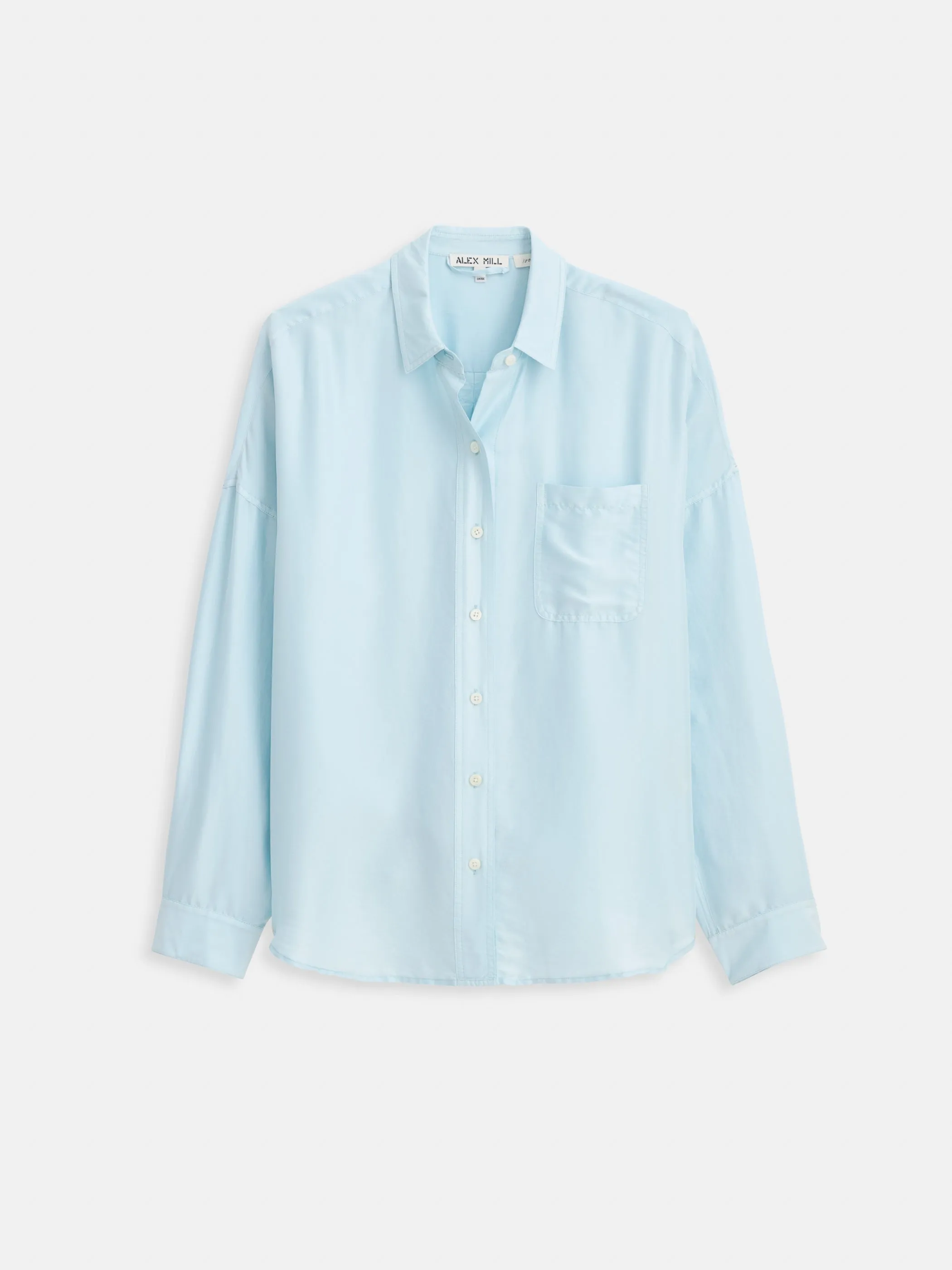 Jo Pocket Shirt In Silk sold by Alex Mill