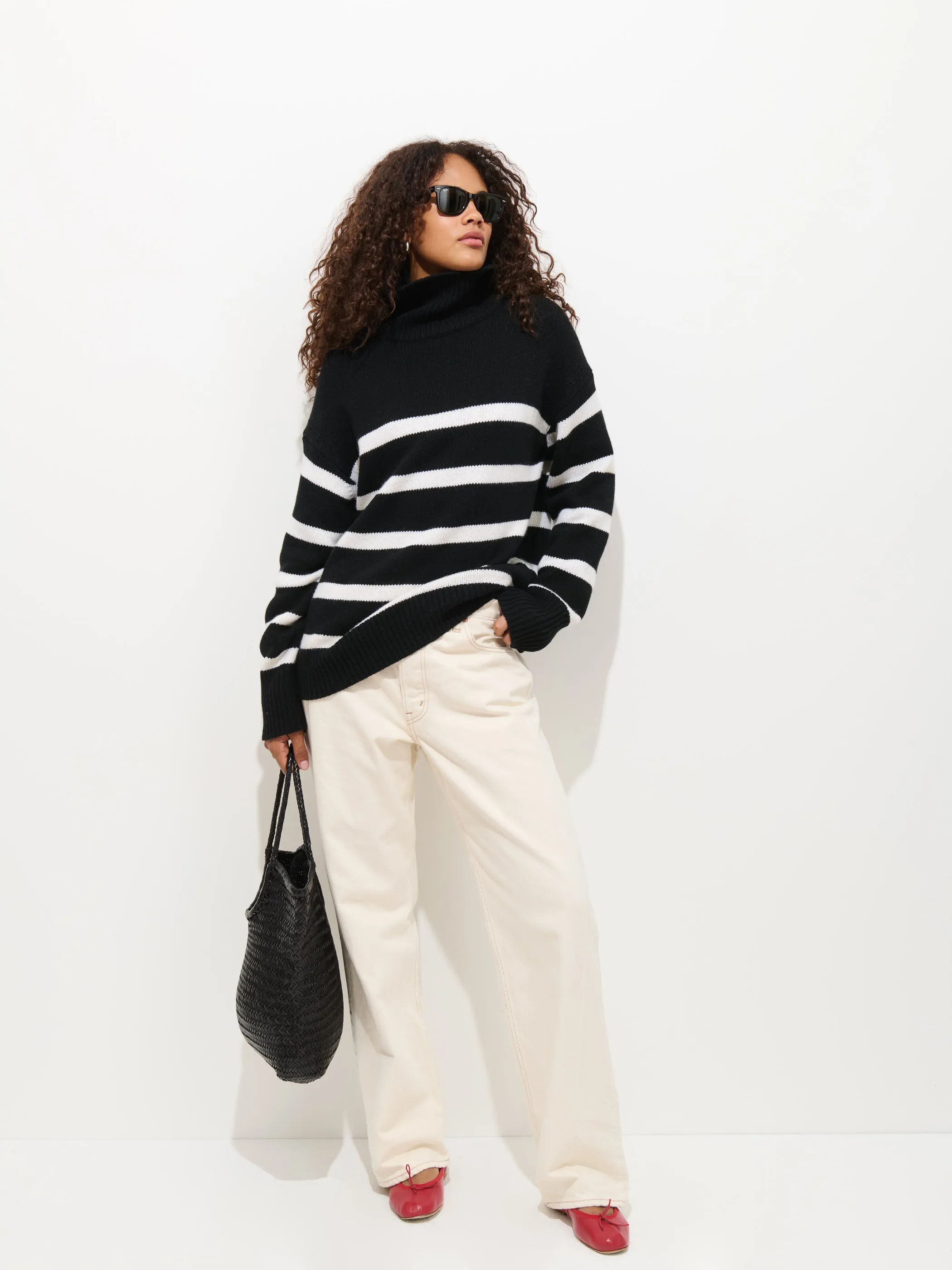 Nottinghill Striped Turtleneck Sweater sold by Alex Mill product image thumbnail 3