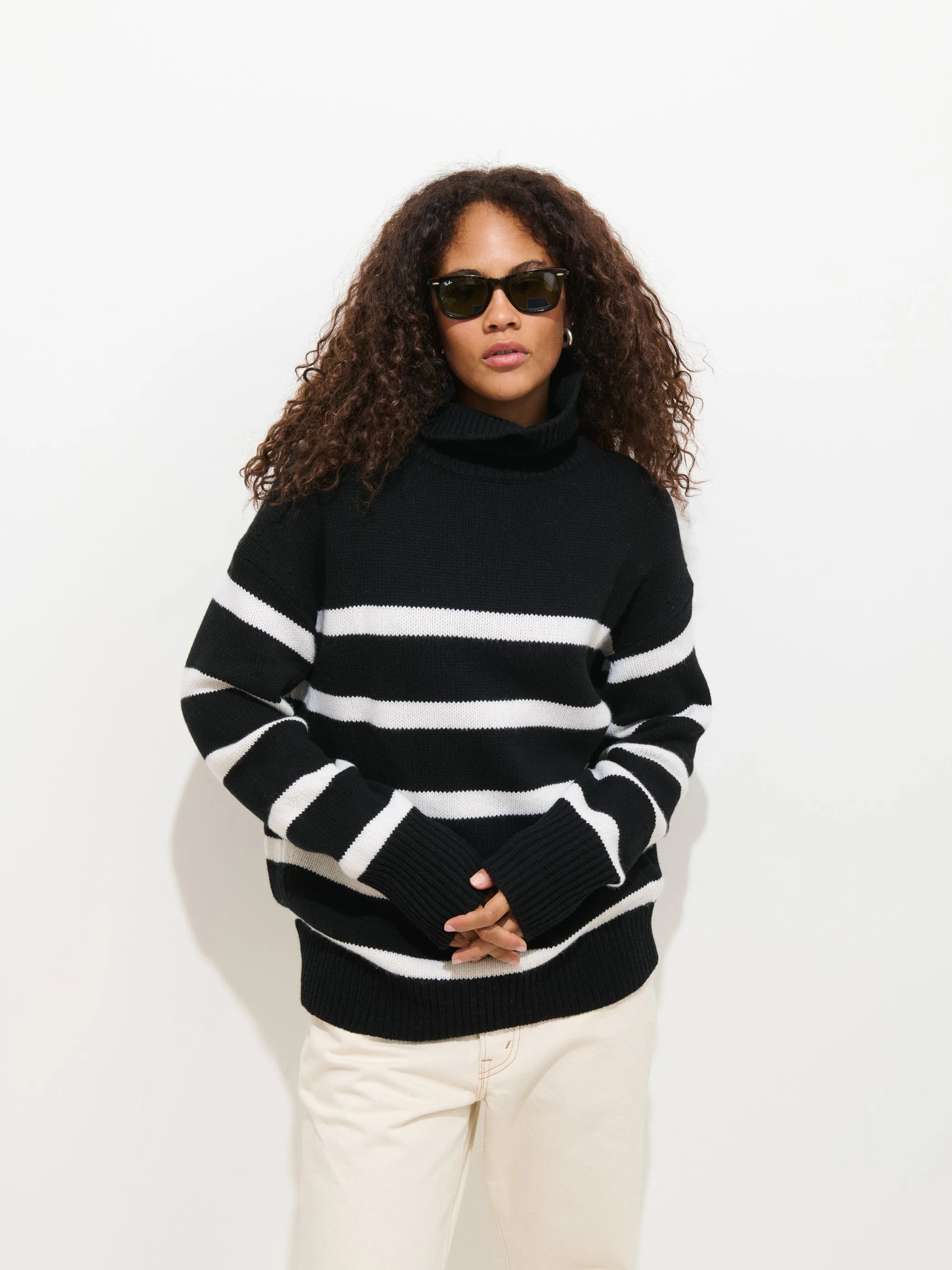 Nottinghill Striped Turtleneck Sweater sold by Alex Mill product image thumbnail 2