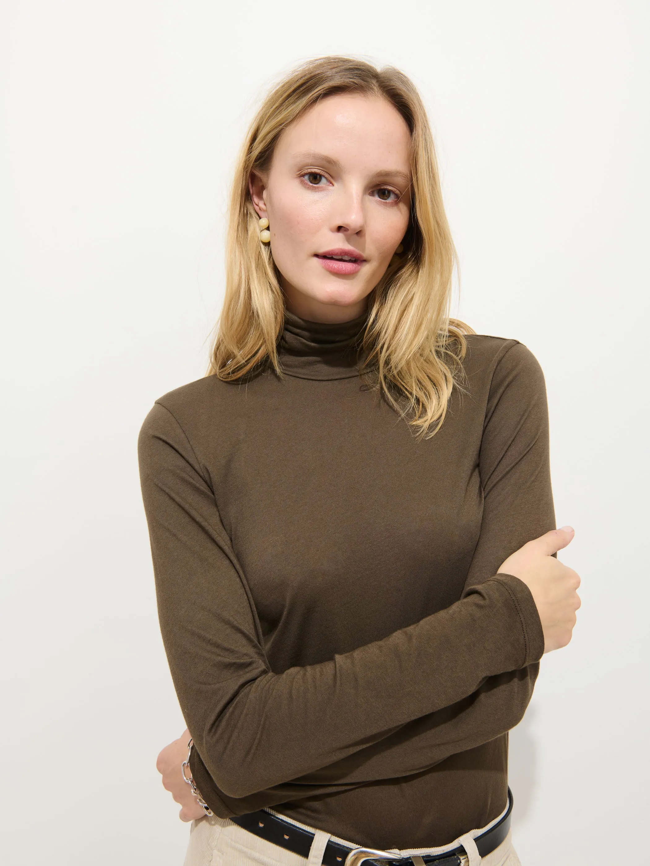 Tissue Turtleneck In Cotton sold by Alex Mill product image thumbnail 4