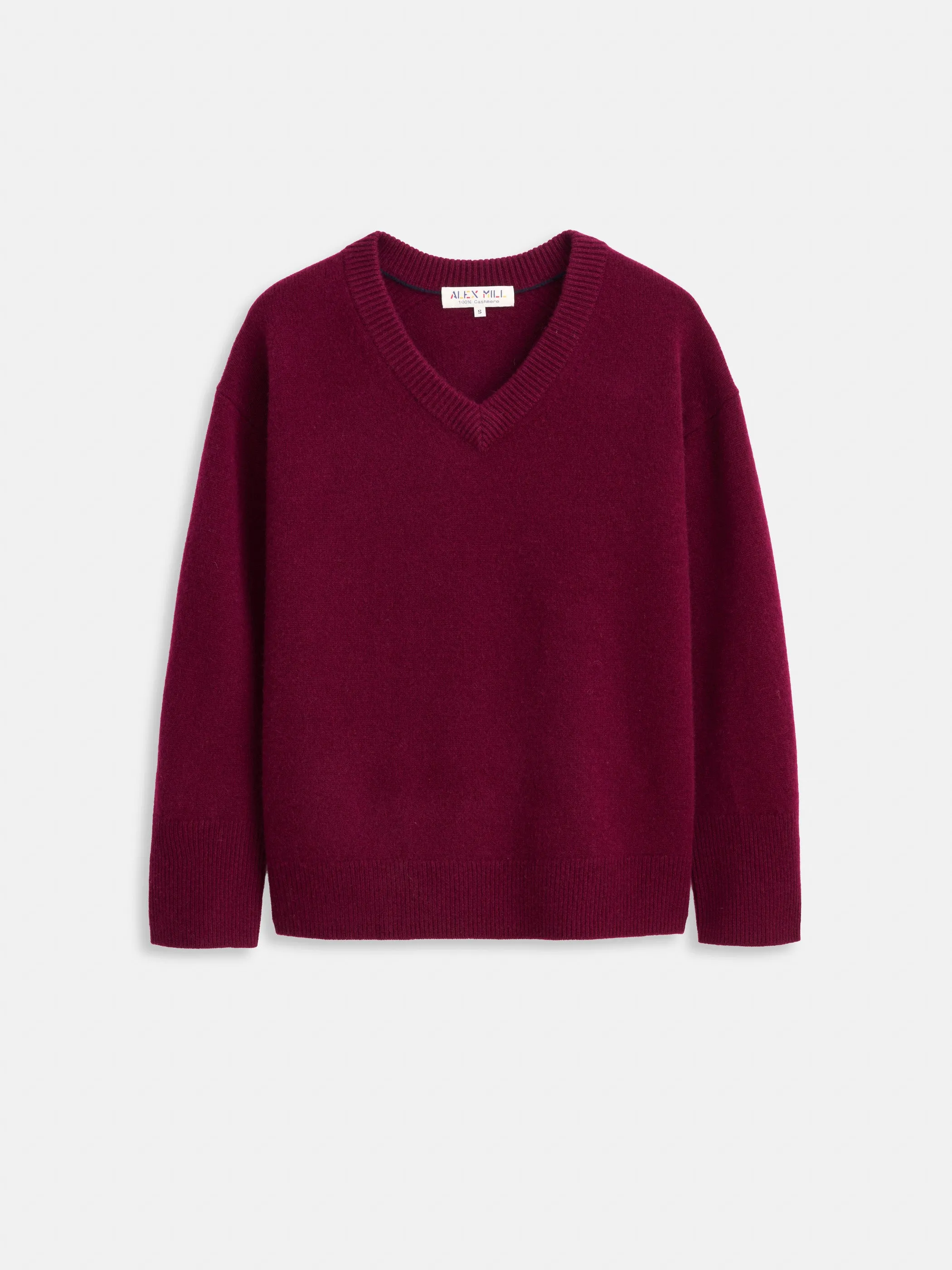 Rowan V-Neck Sweater In Cashmere sold by Alex Mill