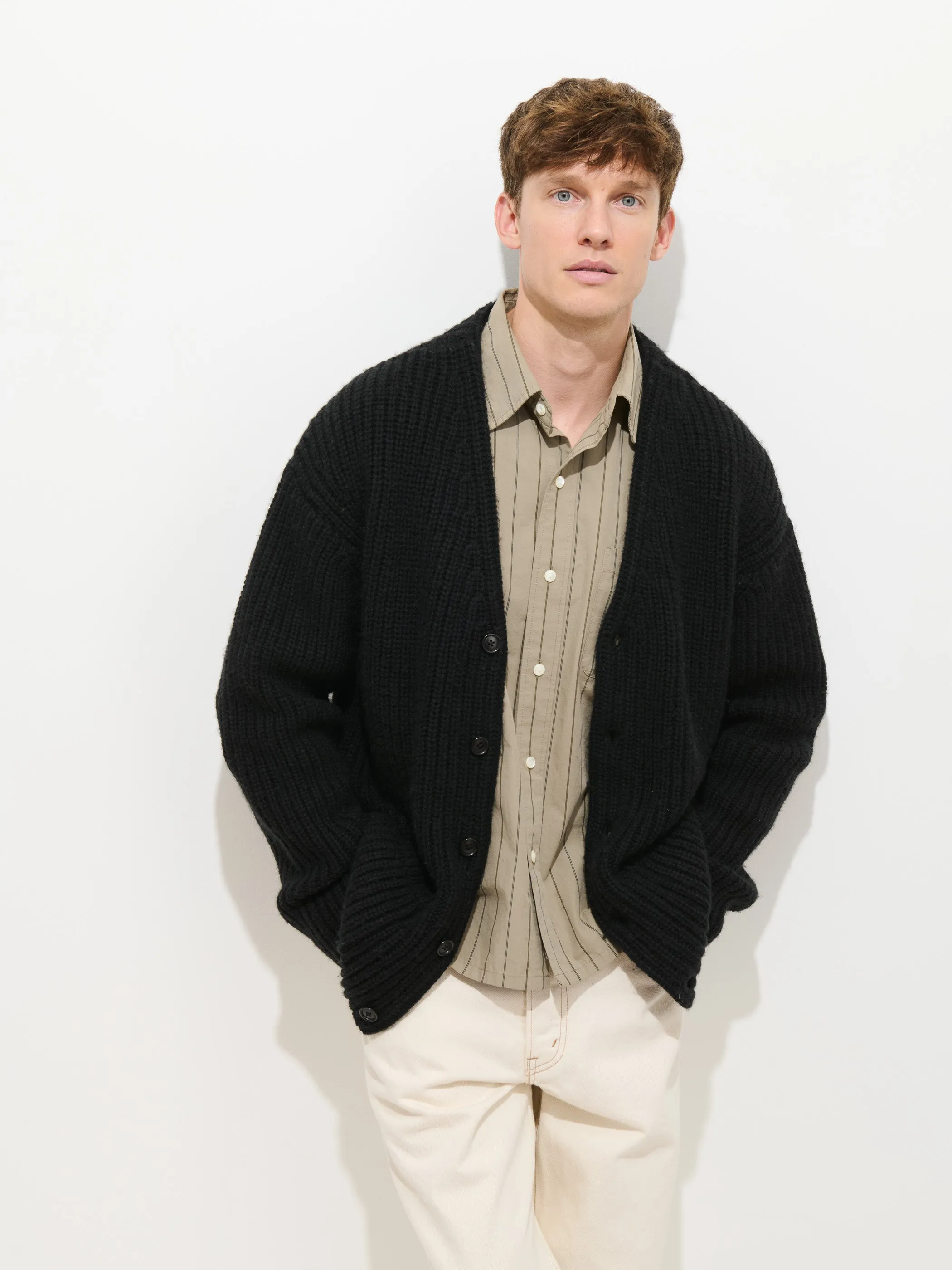 Jensen Cardigan In Merino sold by Alex Mill product image thumbnail 2