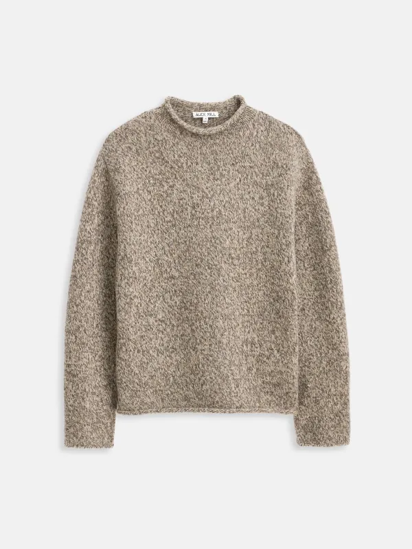 Marled Rollneck In Merino Wool sold by Alex Mill