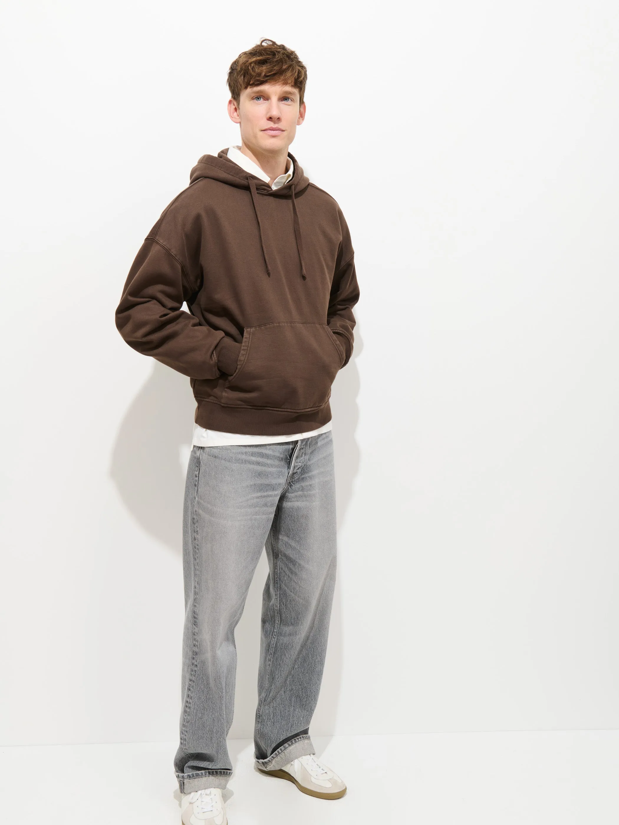 AM Hoodie In Fleece sold by Alex Mill product image thumbnail 3