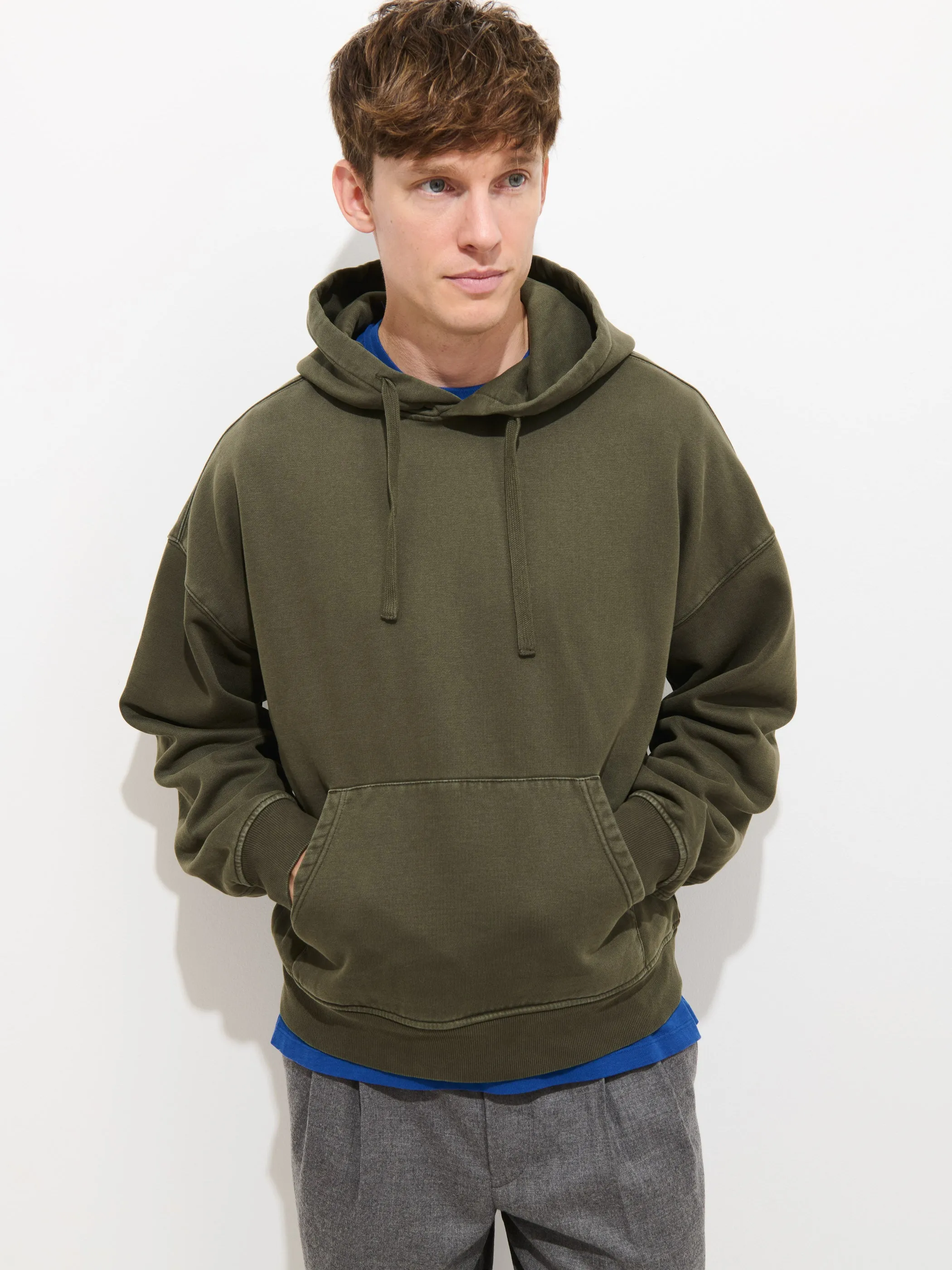 AM Hoodie In Fleece sold by Alex Mill product image thumbnail 4