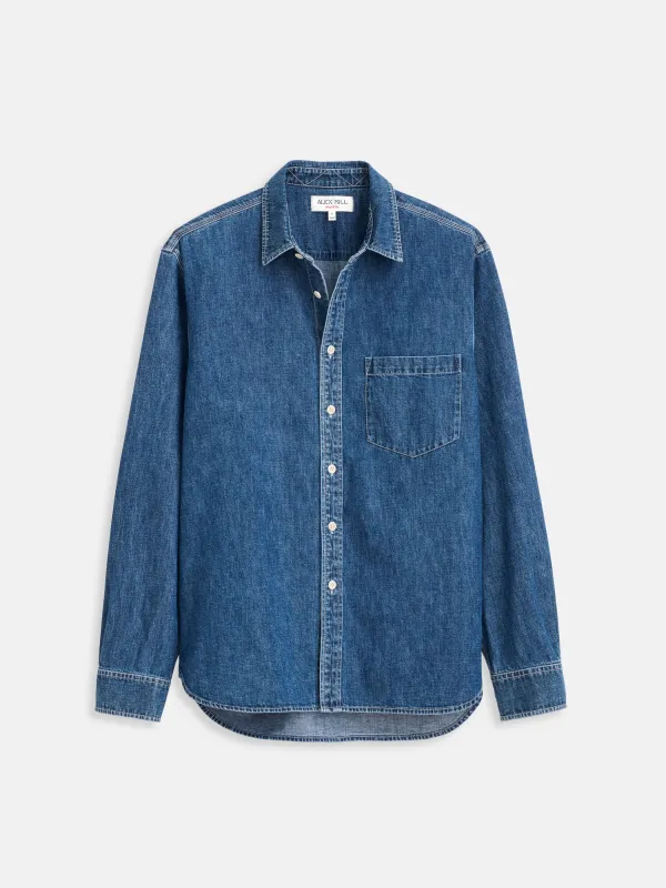 Easy Shirt In Denim sold by Alex Mill