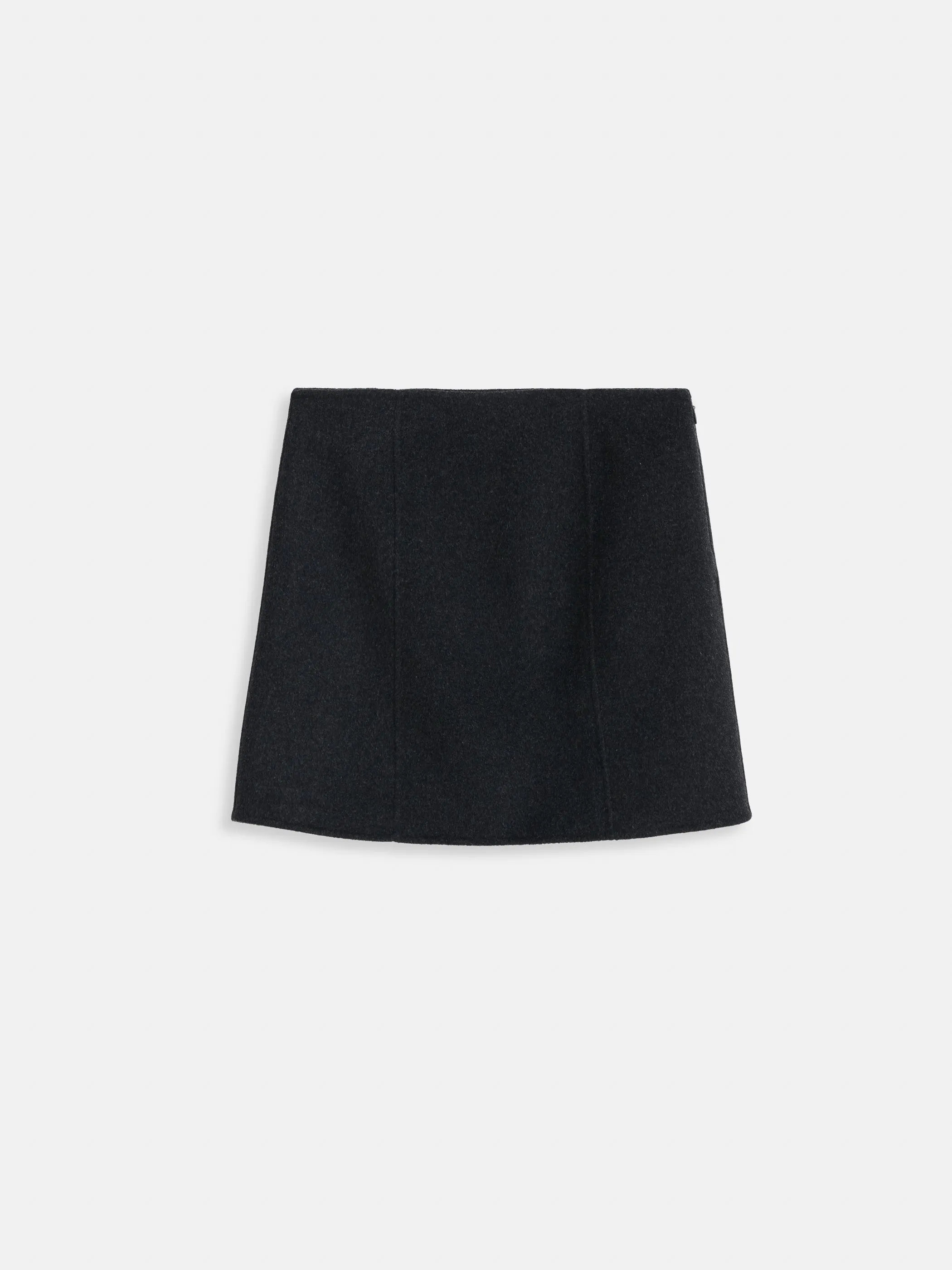 Naomi Mini Skirt In Doubleface Wool sold by Alex Mill