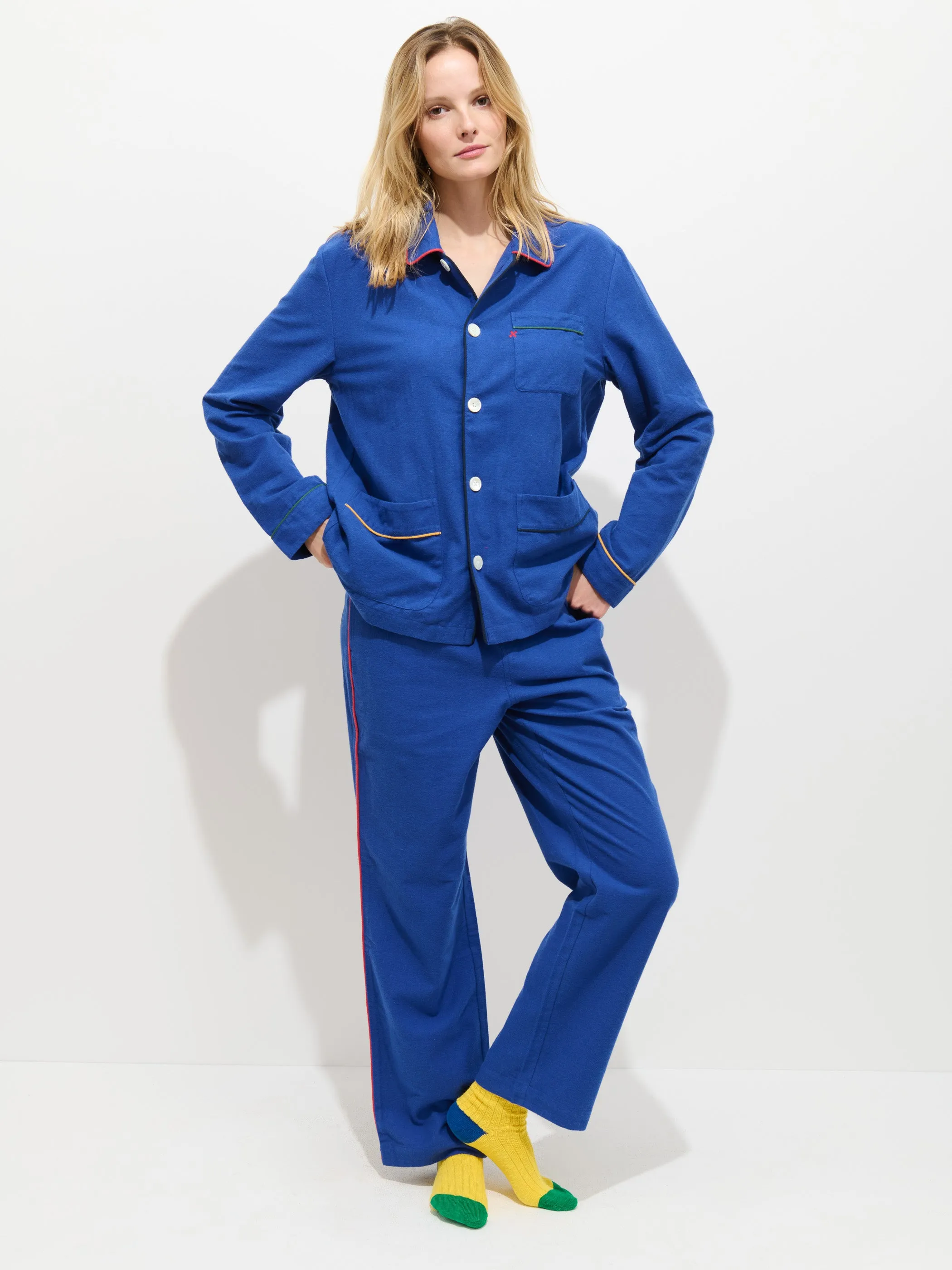 Piped Sleep Pant In Flannel sold by Alex Mill product image thumbnail 5