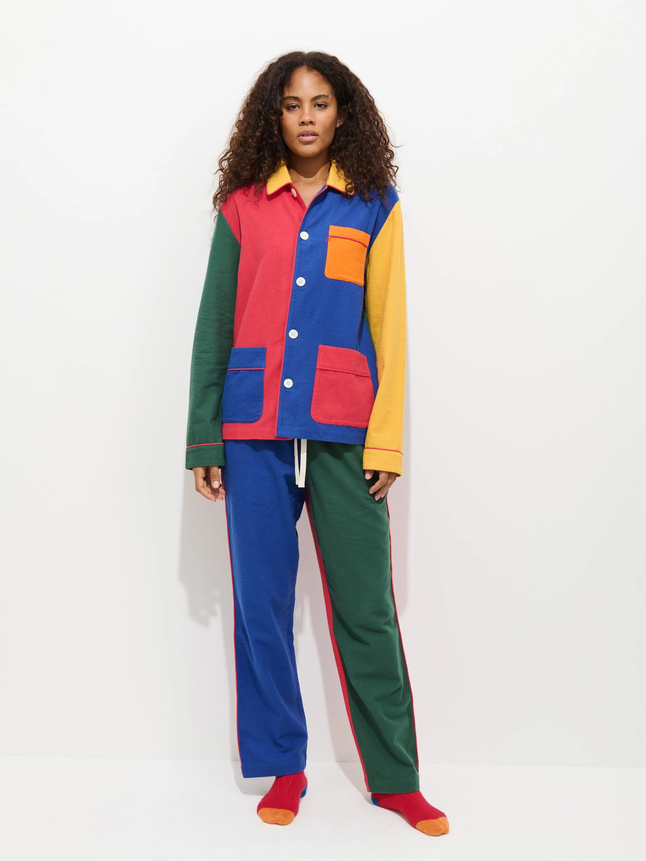 The Colorblock Flannel Sleep Pant sold by Alex Mill product image thumbnail 5