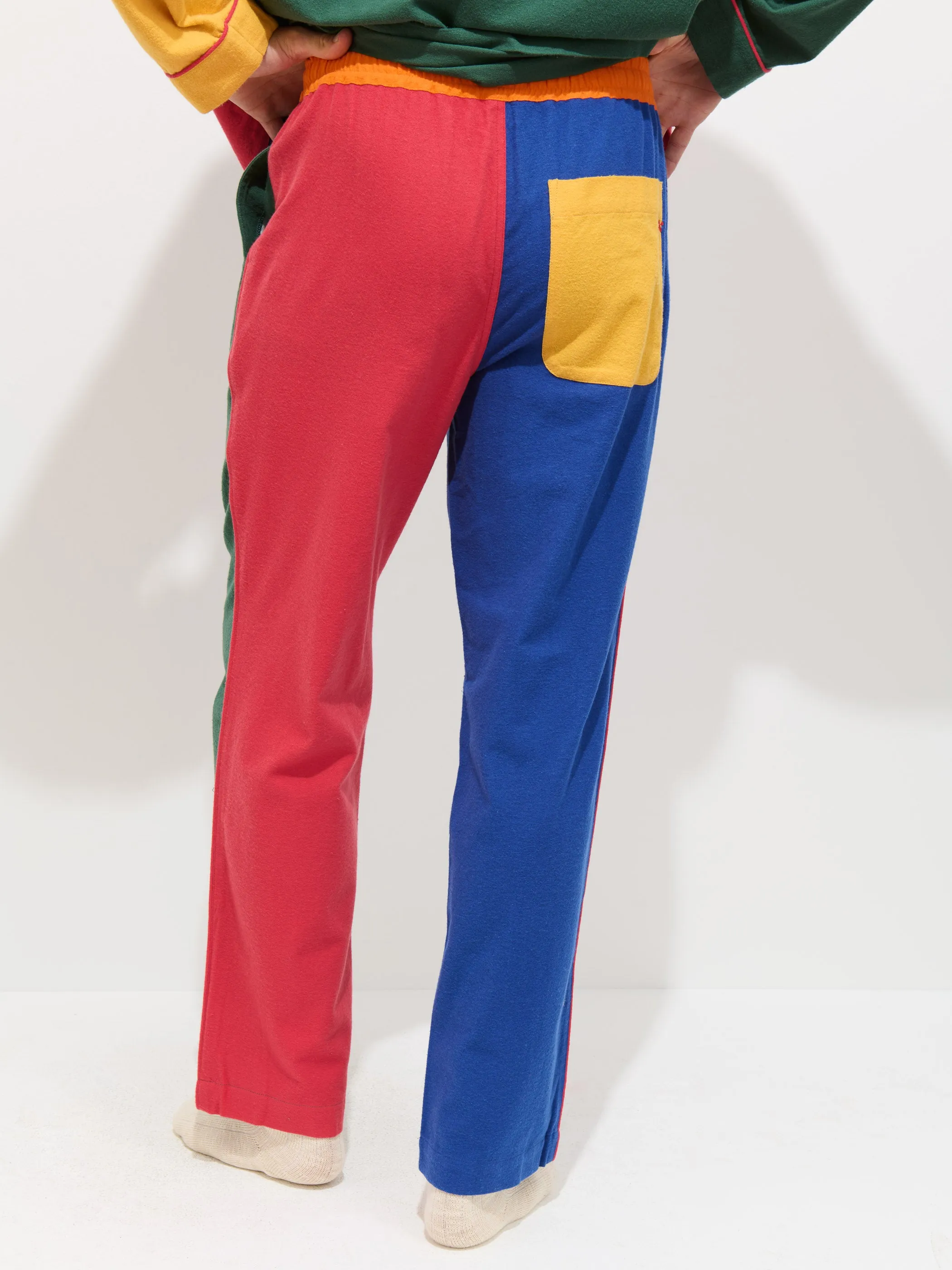 The Colorblock Flannel Sleep Pant sold by Alex Mill product image thumbnail 4