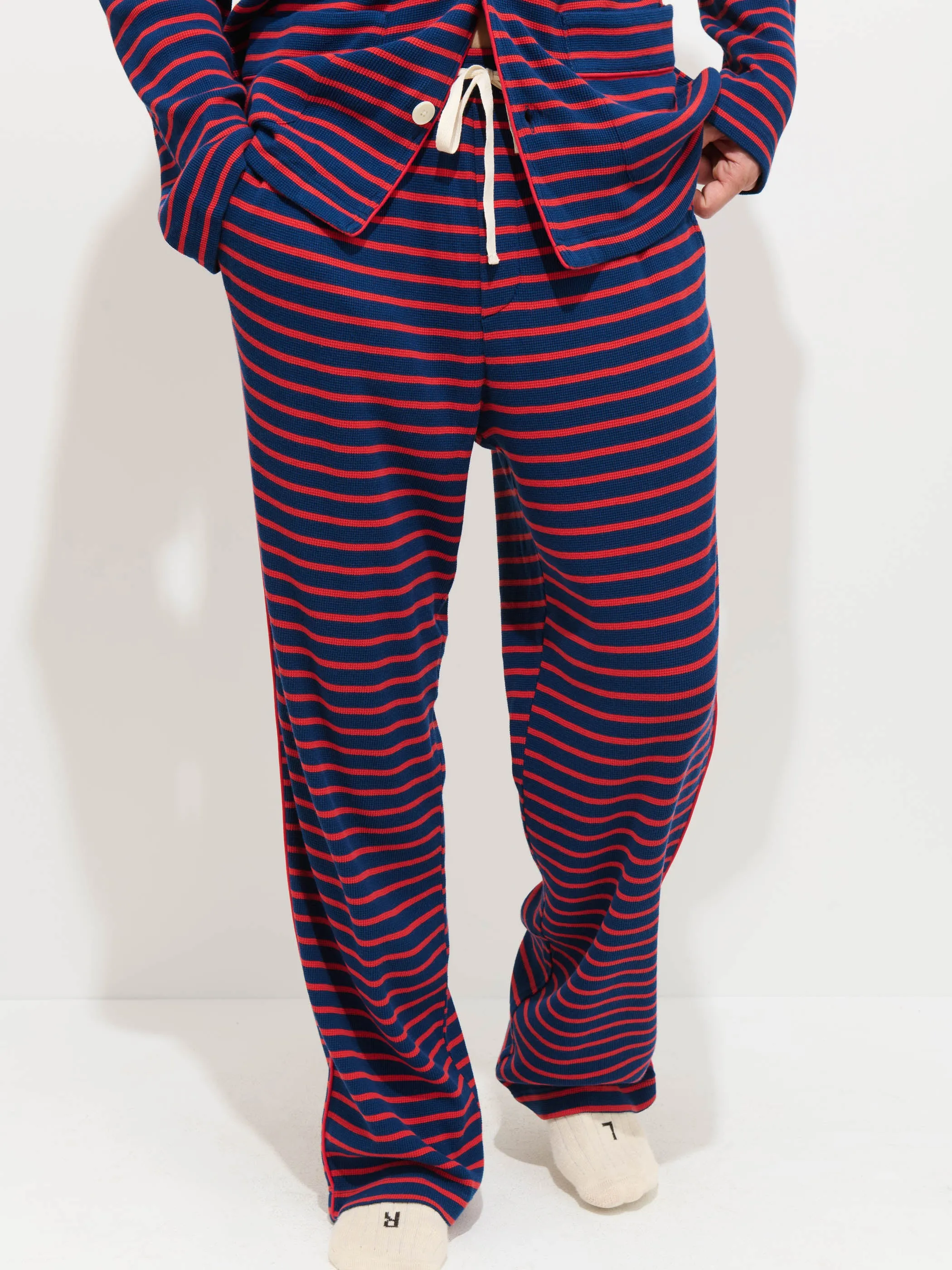 The Striped Waffle Pant sold by Alex Mill product image thumbnail 3