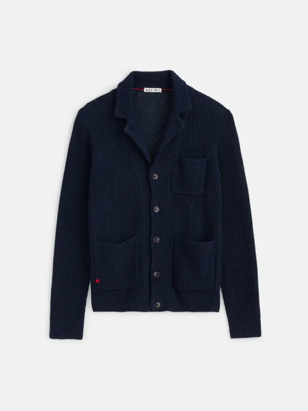 Mitchell Cardigan In Linen Cotton sold by Alex Mill