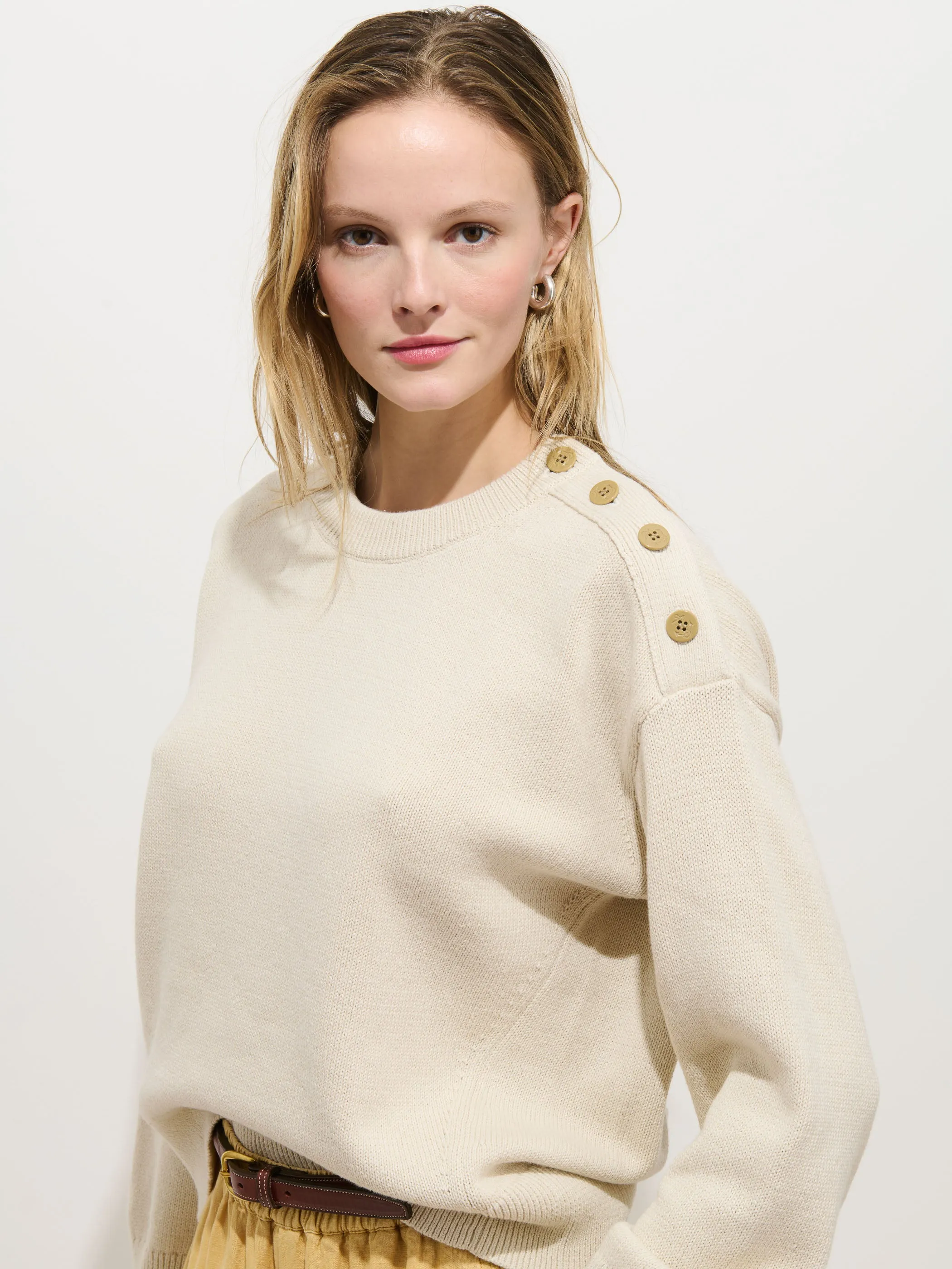 Normandy Sweater In Cotton sold by Alex Mill product image thumbnail 4