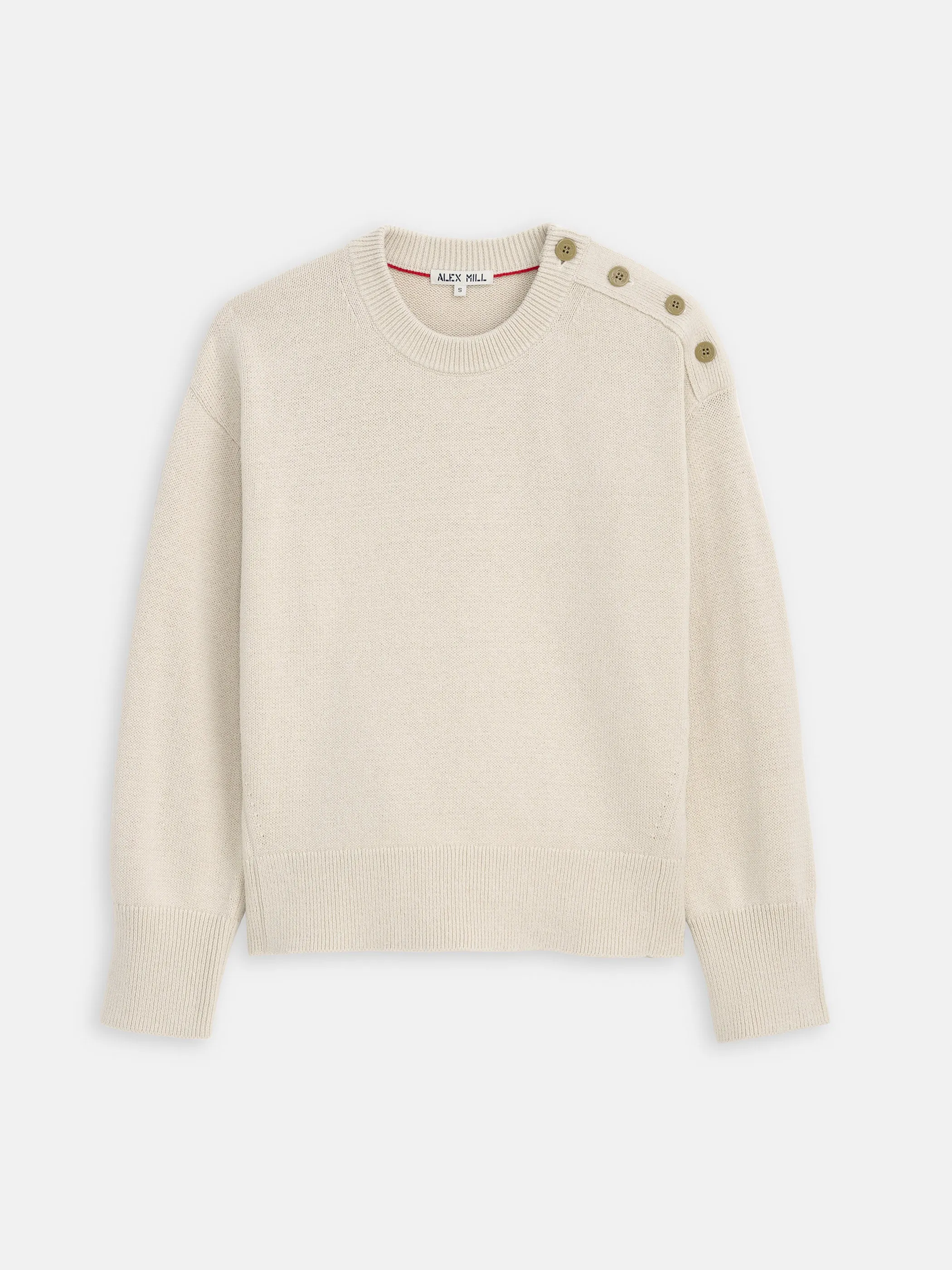 Normandy Sweater In Cotton sold by Alex Mill product image thumbnail 2