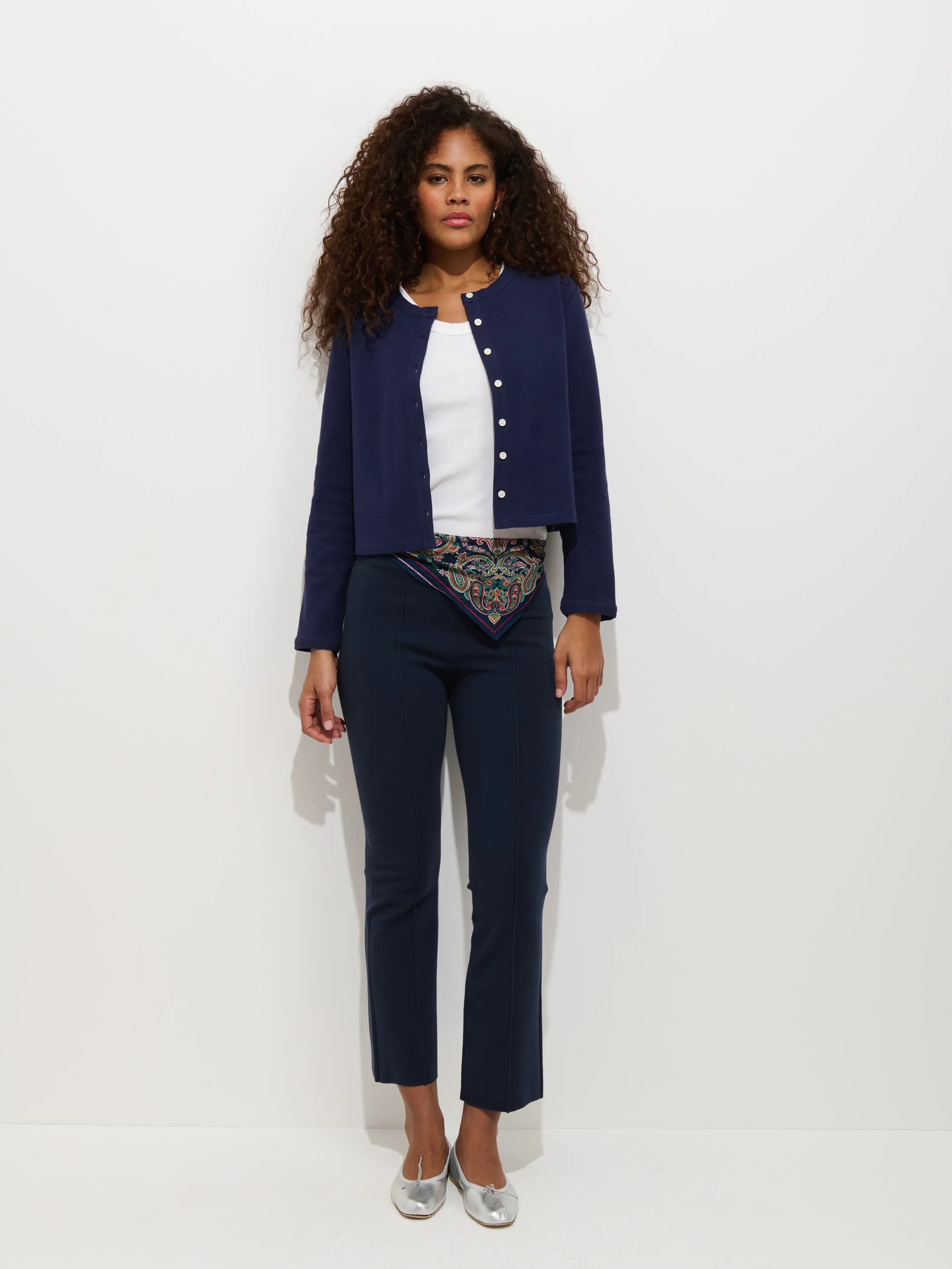 Cropped IYKYK Pant sold by Alex Mill product image thumbnail 5